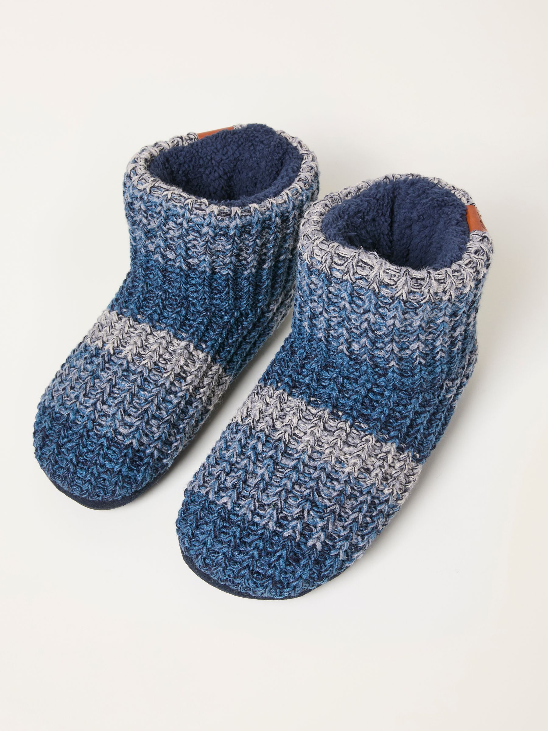 Matthew Blue Knit Boot - Image 3 of 3 Matthew Blue Knit Boot - Image 3 of 3