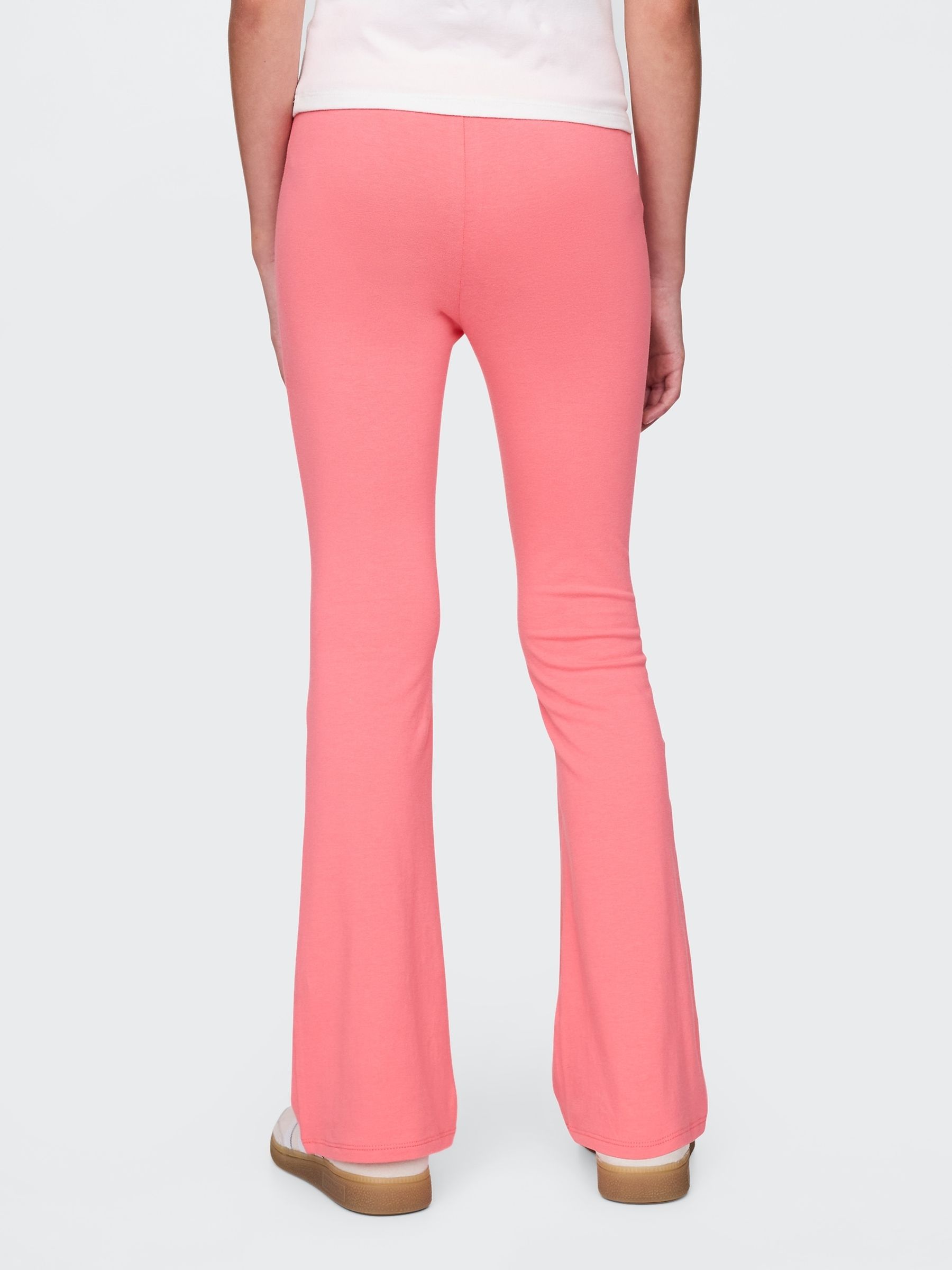Coral Pink Flare Leggings (4-13yrs) - Image 2 of 5