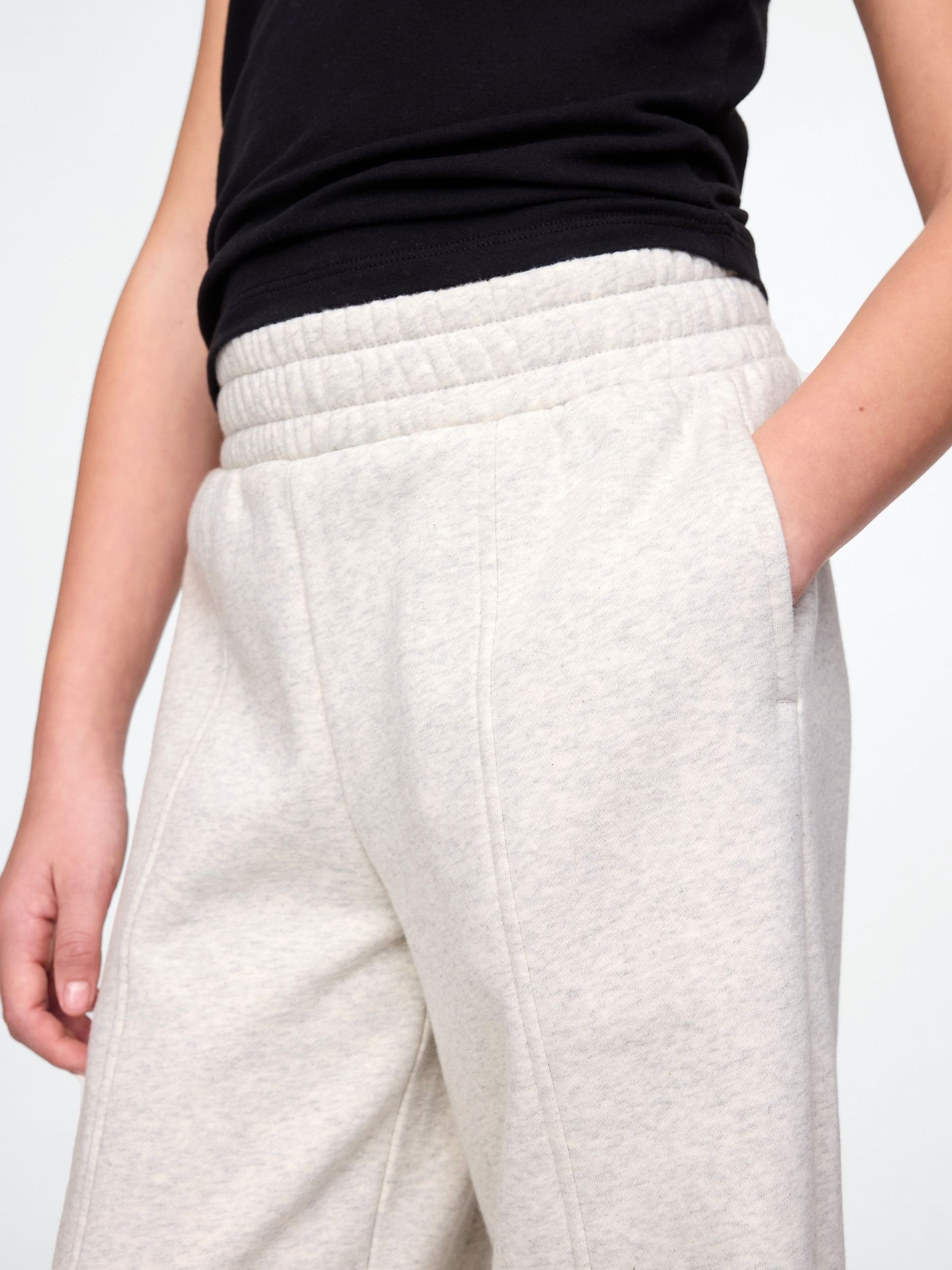 Cream Vintage Soft Baggy Joggers (4-13yrs) - Image 4 of 5