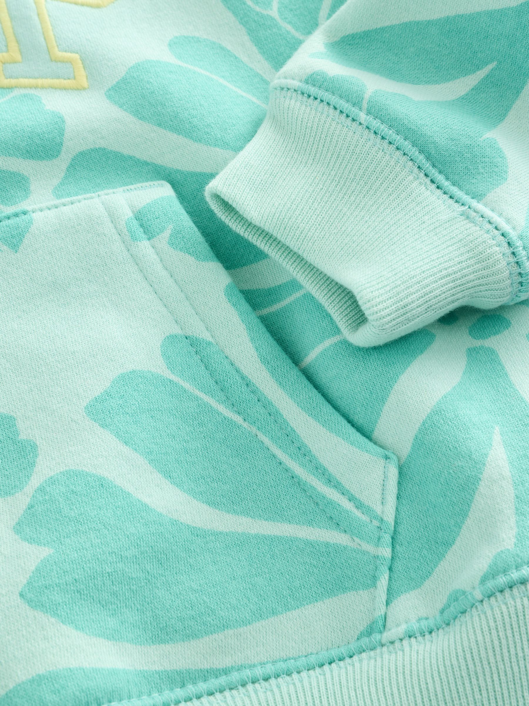 Green Vintage Relaxed Hoodie (4-13yrs) - Image 4 of 4