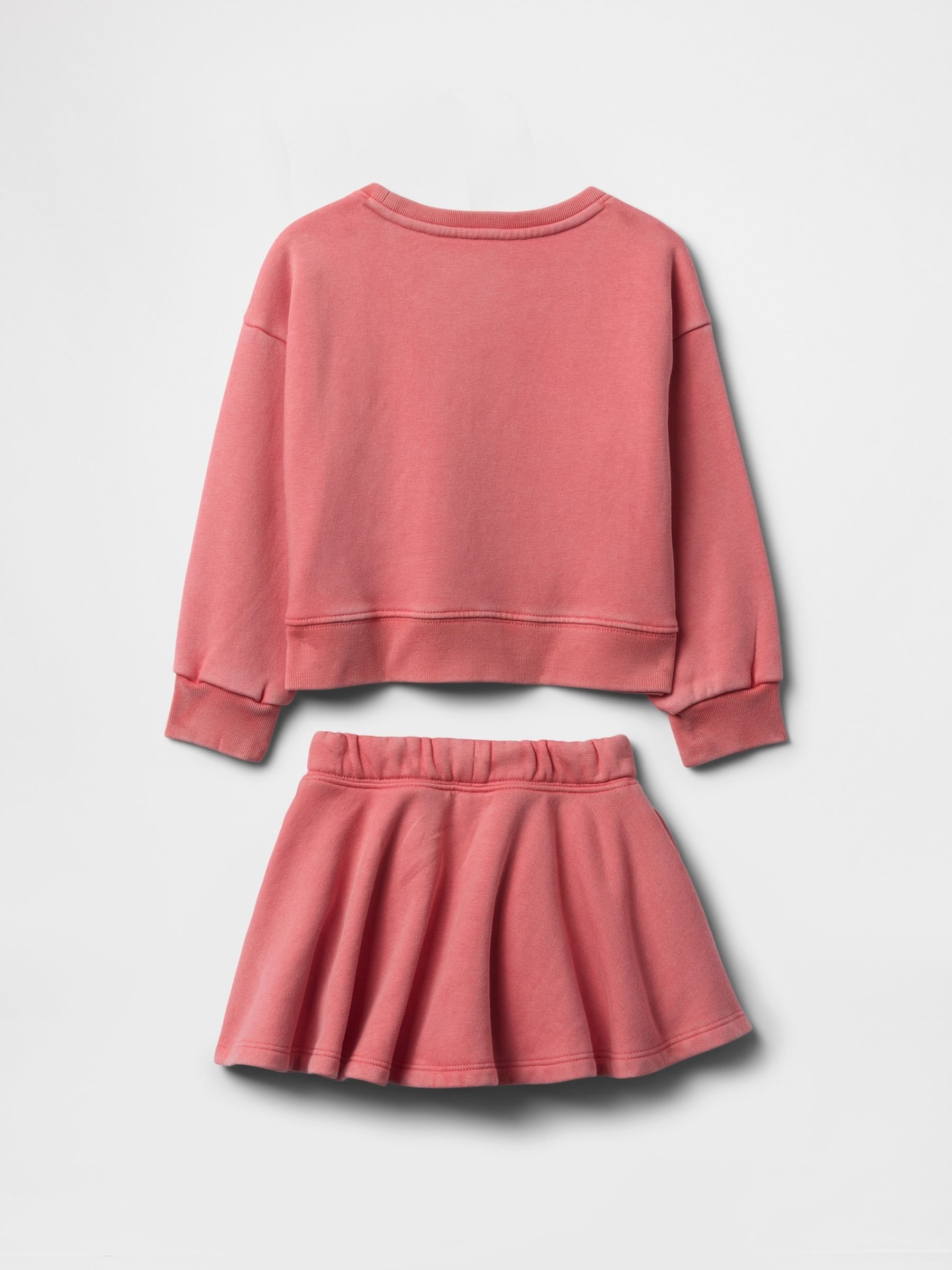Vintage Red Vintage Soft Skort & Sweatshirt Set (6mths-5yrs) - Image 2 of 3