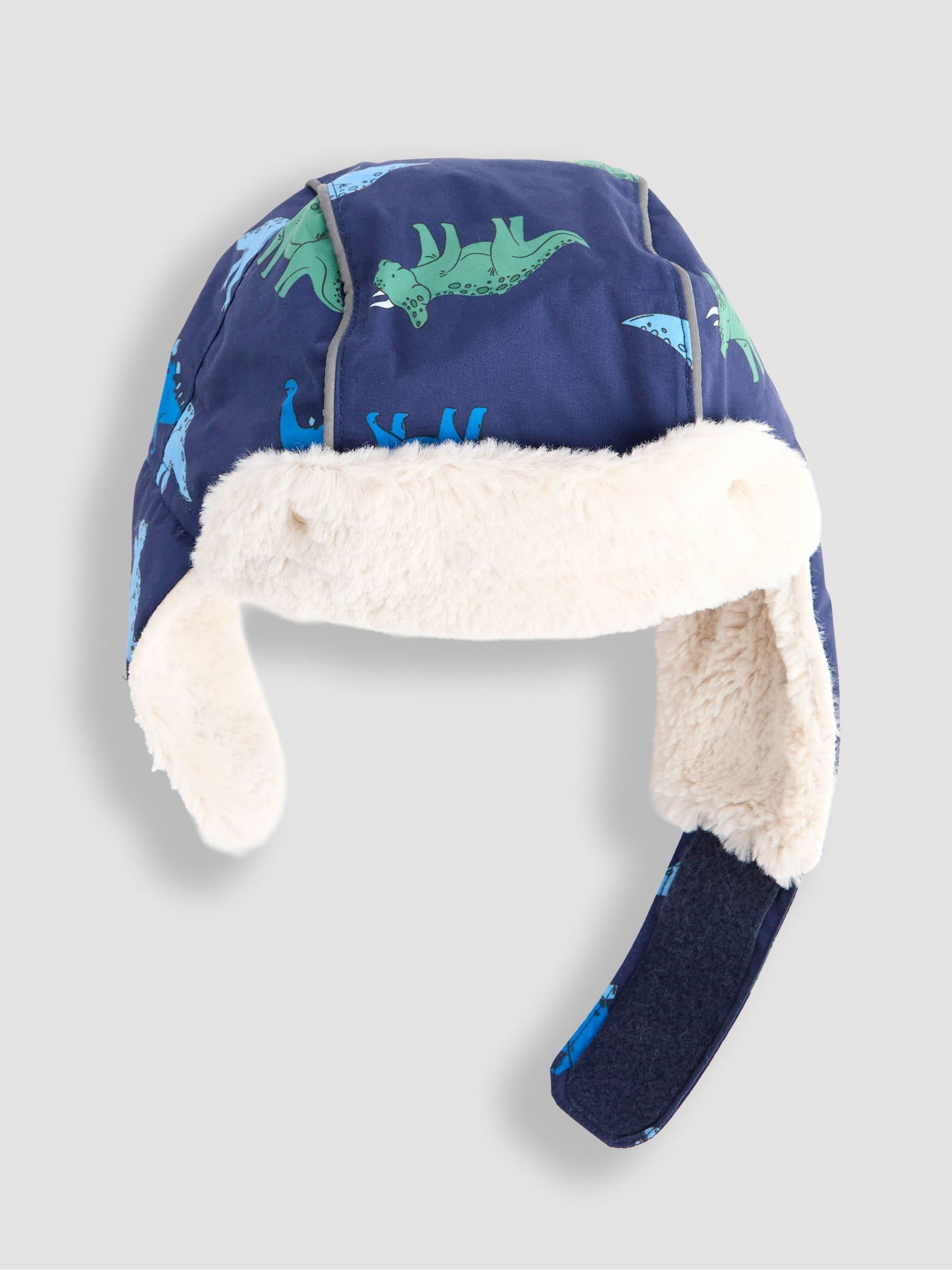 Navy Dino Dinosaur Borg Trapper Hat - Image 1 of 3