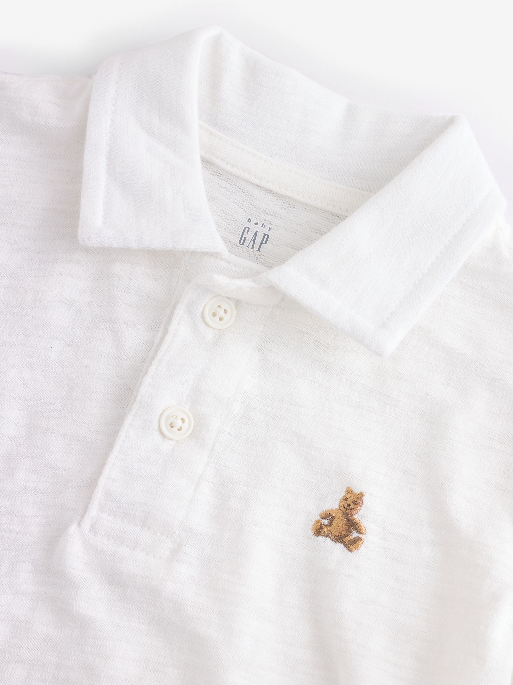 Blue Cotton Polo Shirt, Shorts & Hat Set (Newborn-24mths) - Image 7 of 9