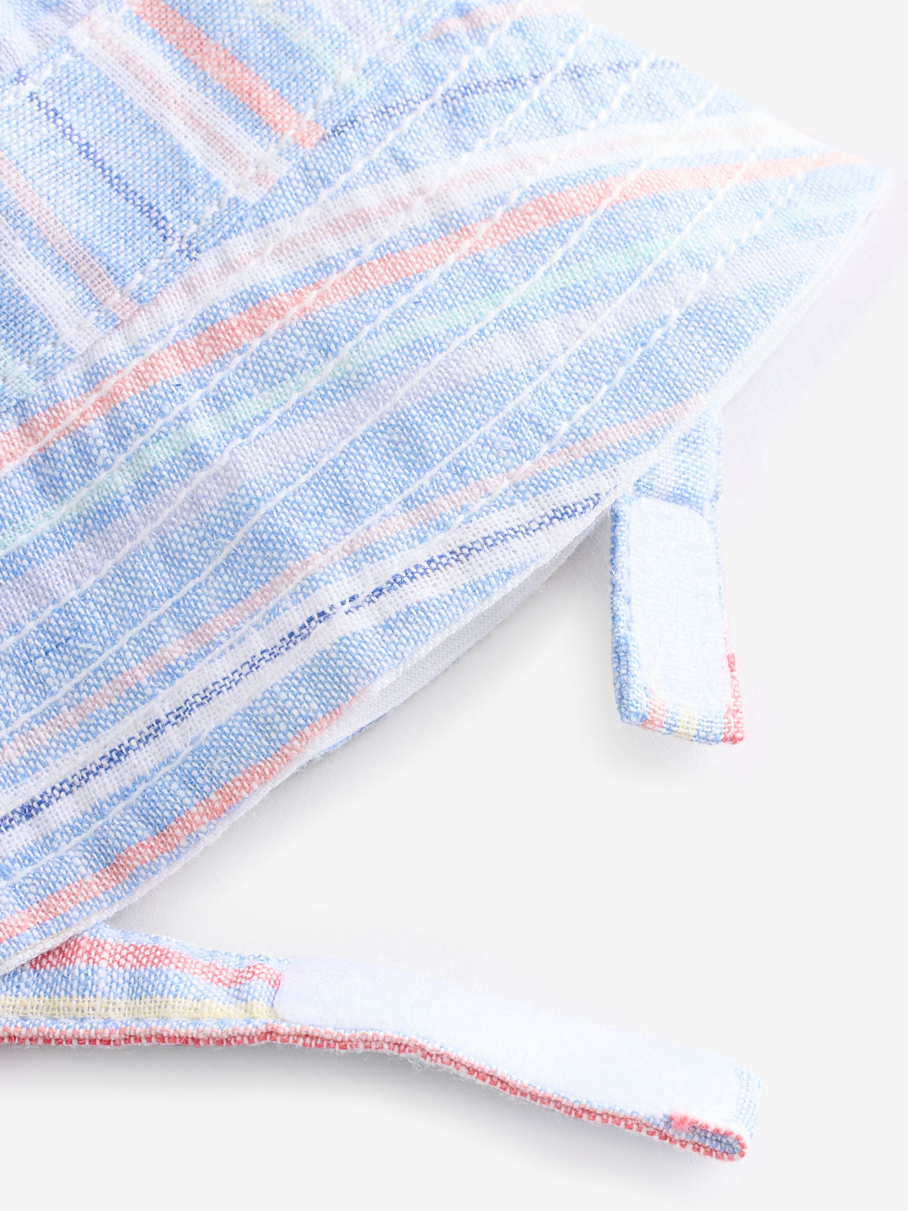 Blue Cotton Polo Shirt, Shorts & Hat Set (Newborn-24mths) - Image 9 of 9