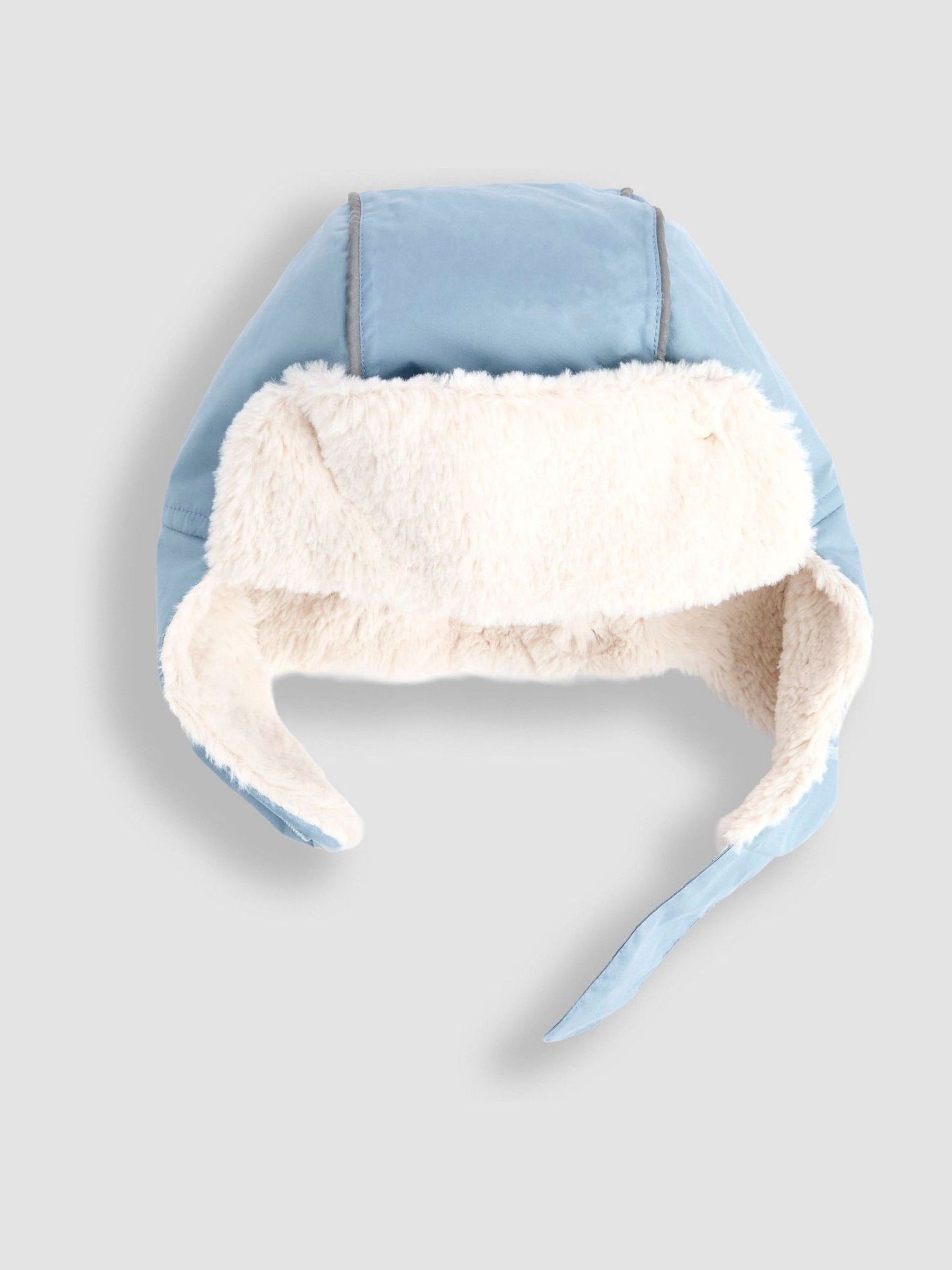 Dark Blue Dinosaur Borg Trapper Hat - Image 1 of 3