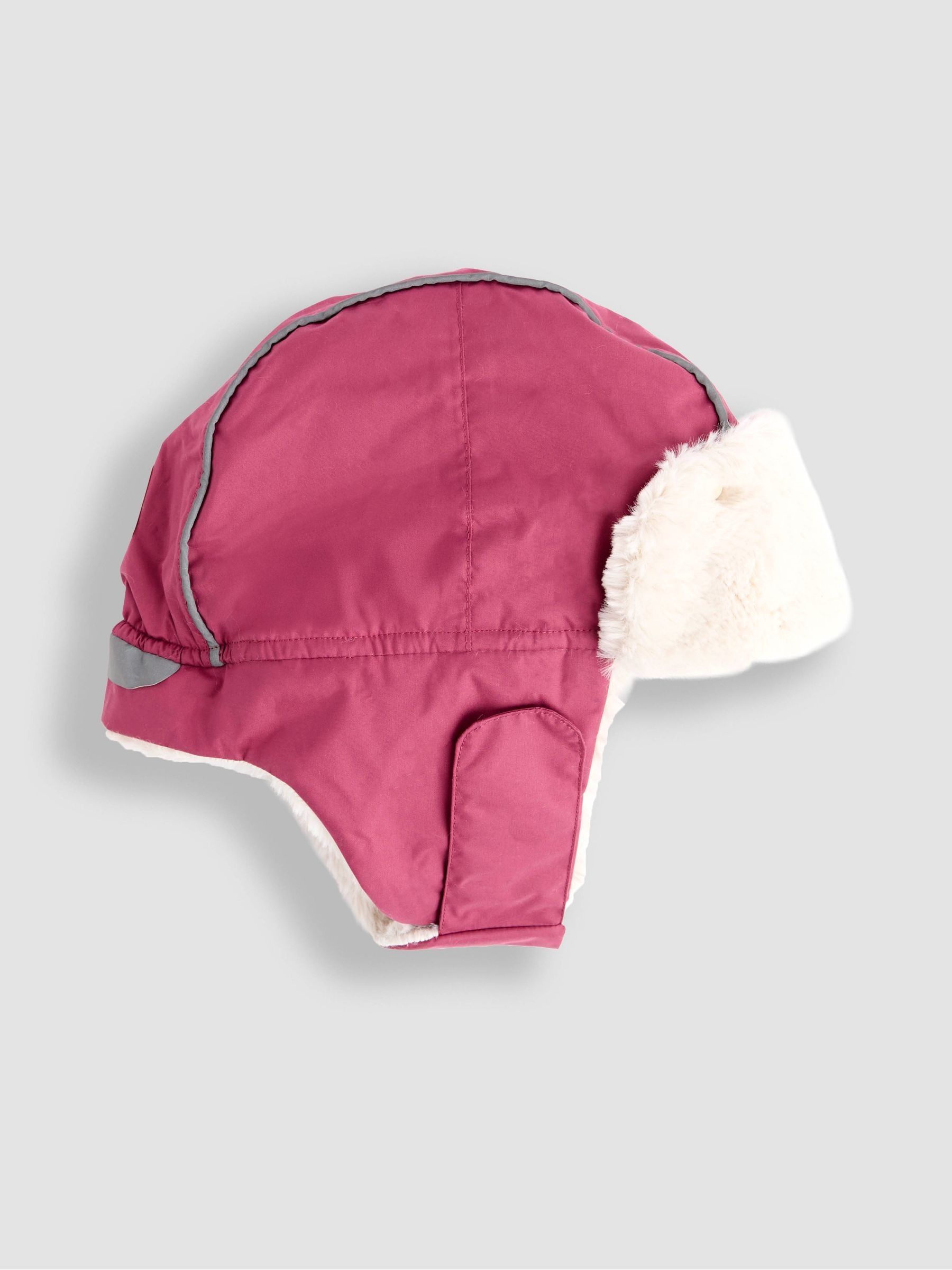 Baby Pink Leopard Print Cosy Trapper Hat - Image 2 of 3