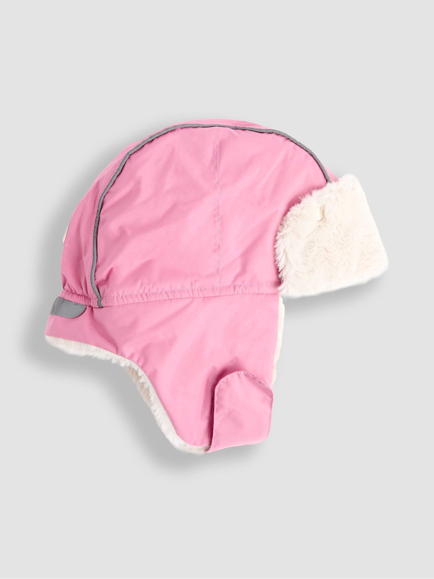 Pink Leopard Print Cosy Trapper Hat - Image 2 of 3