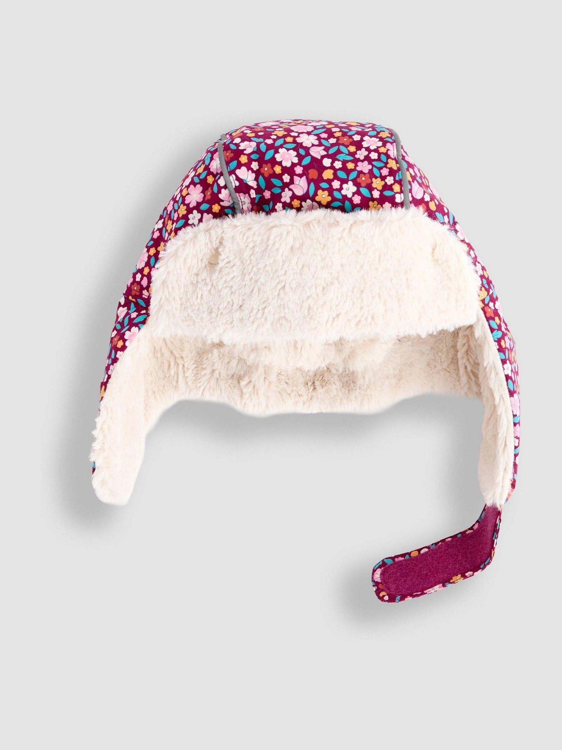Light Pink Leopard Print Cosy Trapper Hat - Image 1 of 3