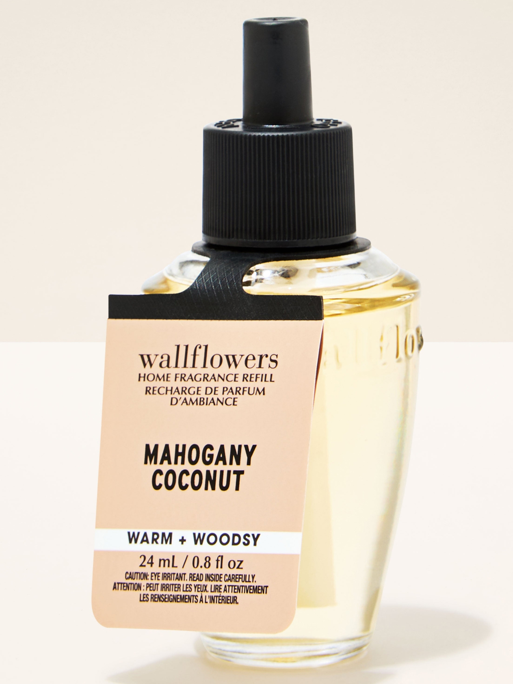 Mahogany Coconut Wallflowers Fragrance Refill 24 ml - Image 1 of 2