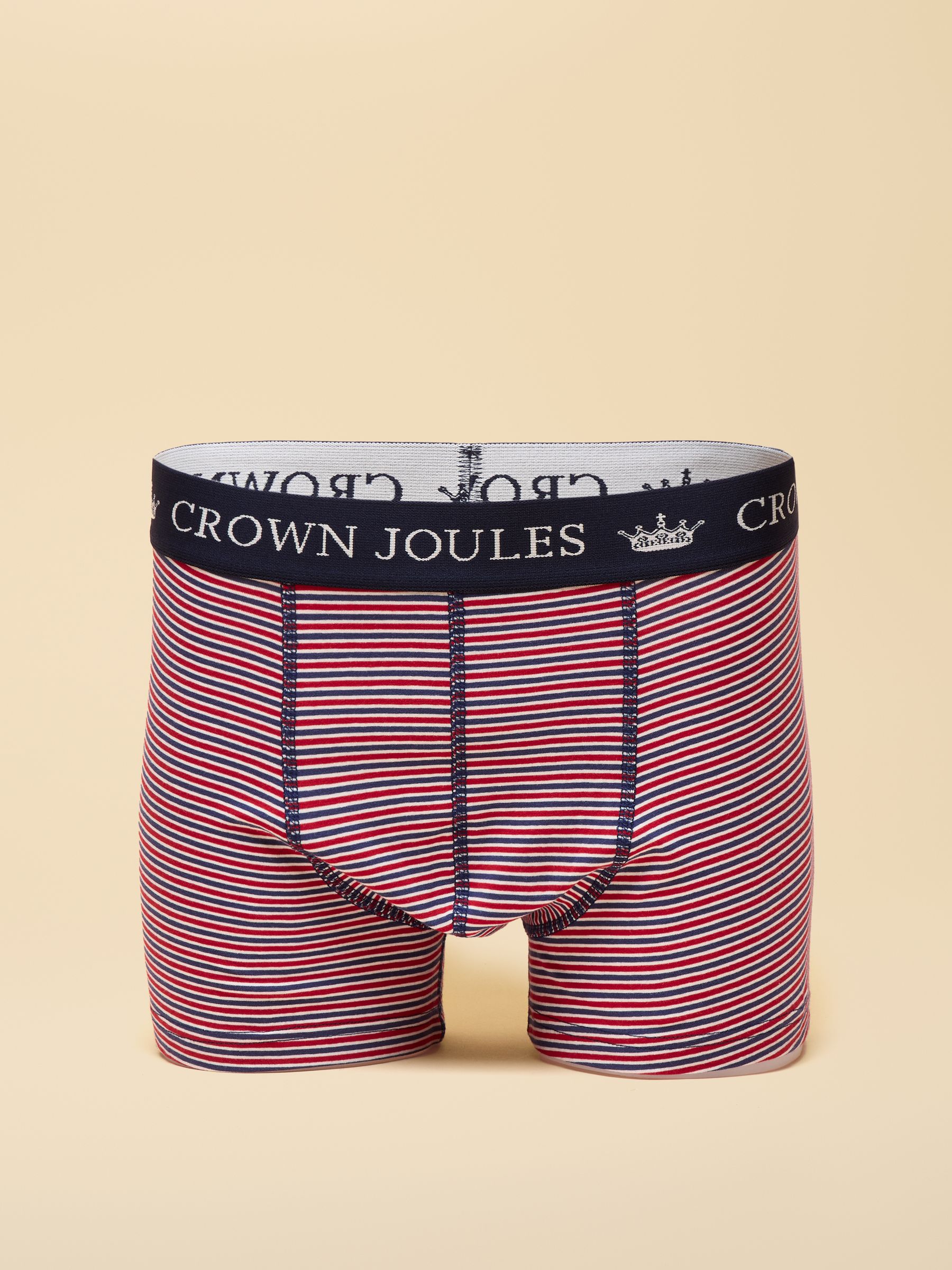 Crown Joules Green & Orange Cotton Jersey Boxer Shorts - 3 Pack - Image 4 of 4 Crown Joules Green & Orange Cotton Jersey Boxer Shorts - 3 Pack - Image 4 of 4