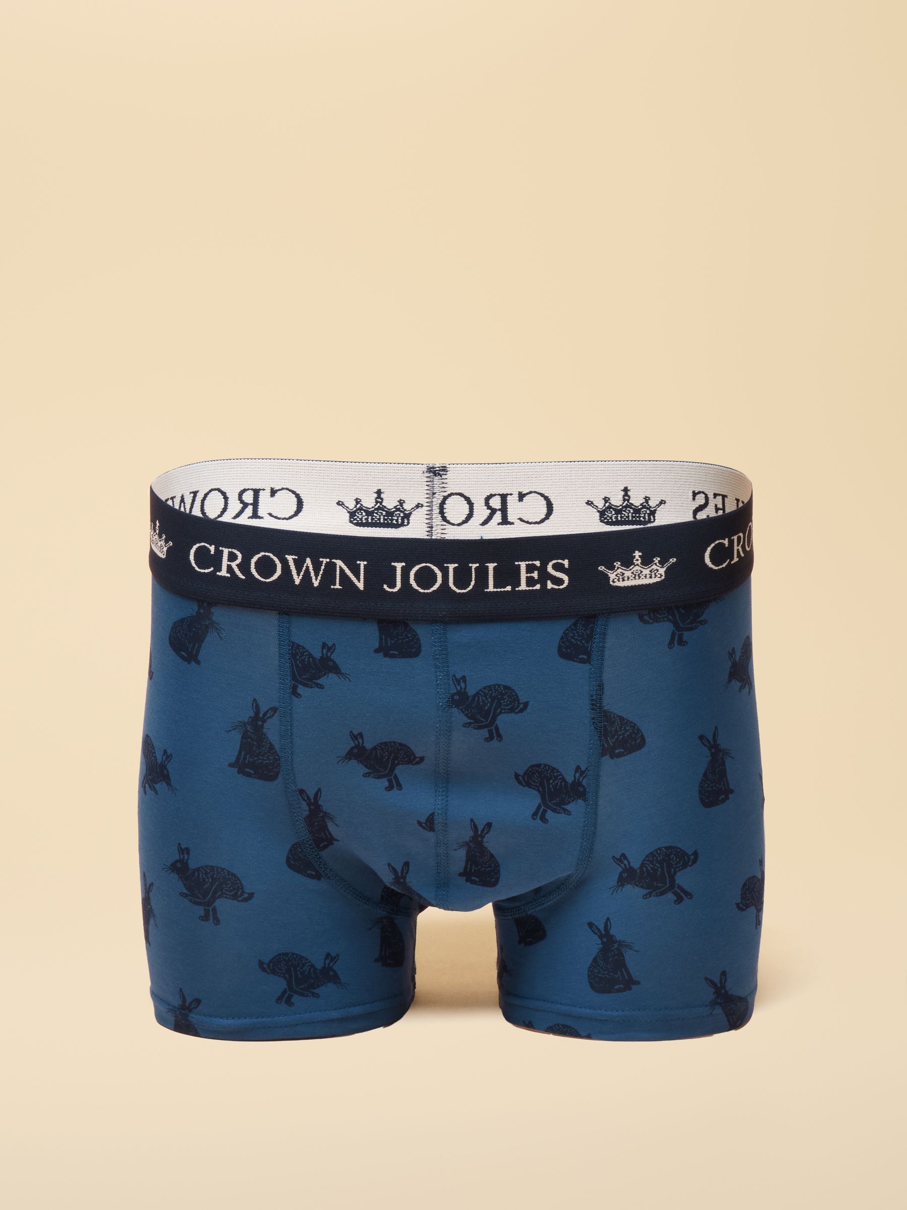 Crown Joules Blue & Green Cotton Jersey Boxer Shorts - 5 Pack - Image 2 of 6 Crown Joules Blue & Green Cotton Jersey Boxer Shorts - 5 Pack - Image 2 of 6