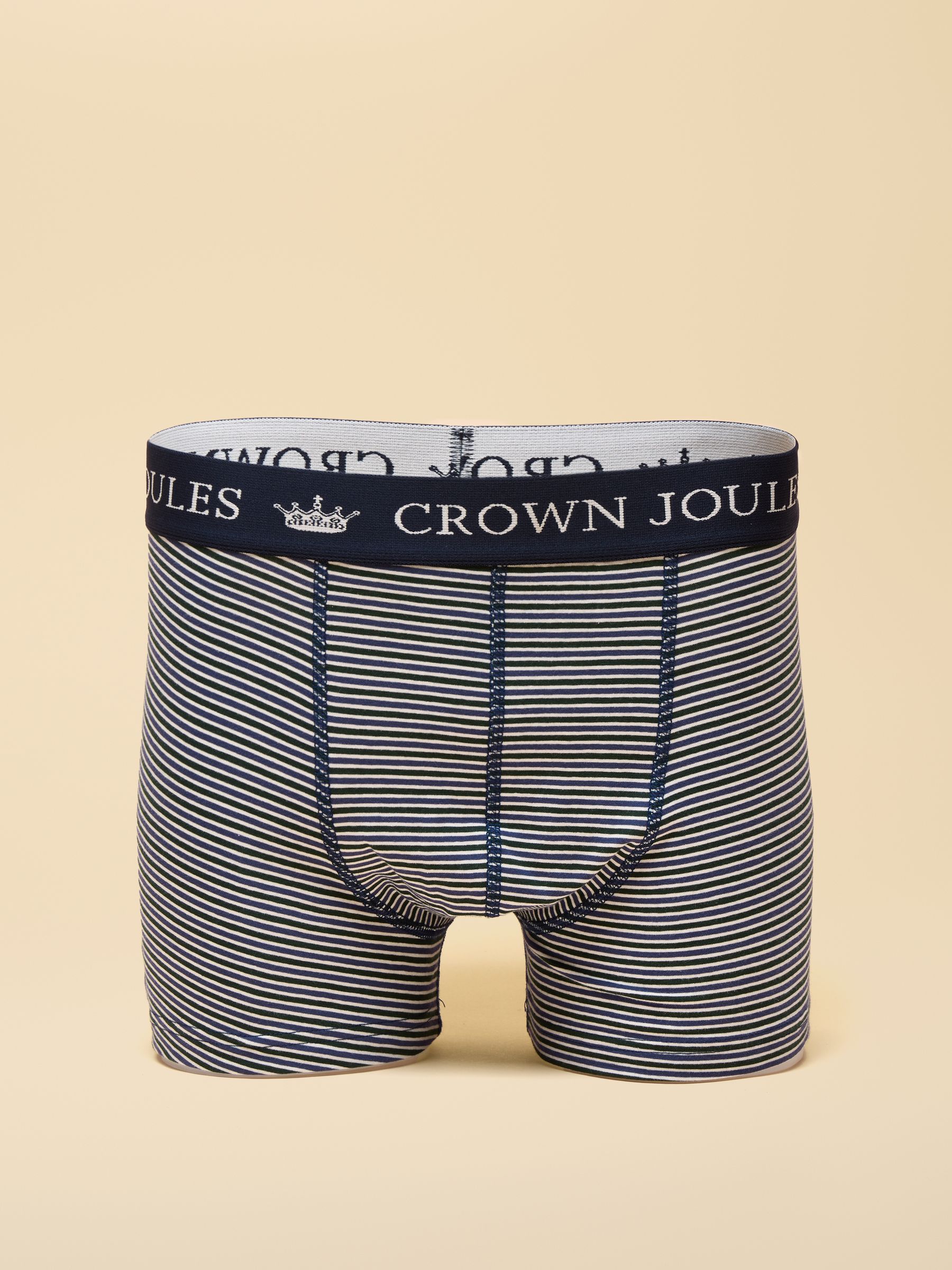 Crown Joules Navy & Burgundy Cotton Jersey Boxer Shorts - 5 Pack - Image 4 of 6