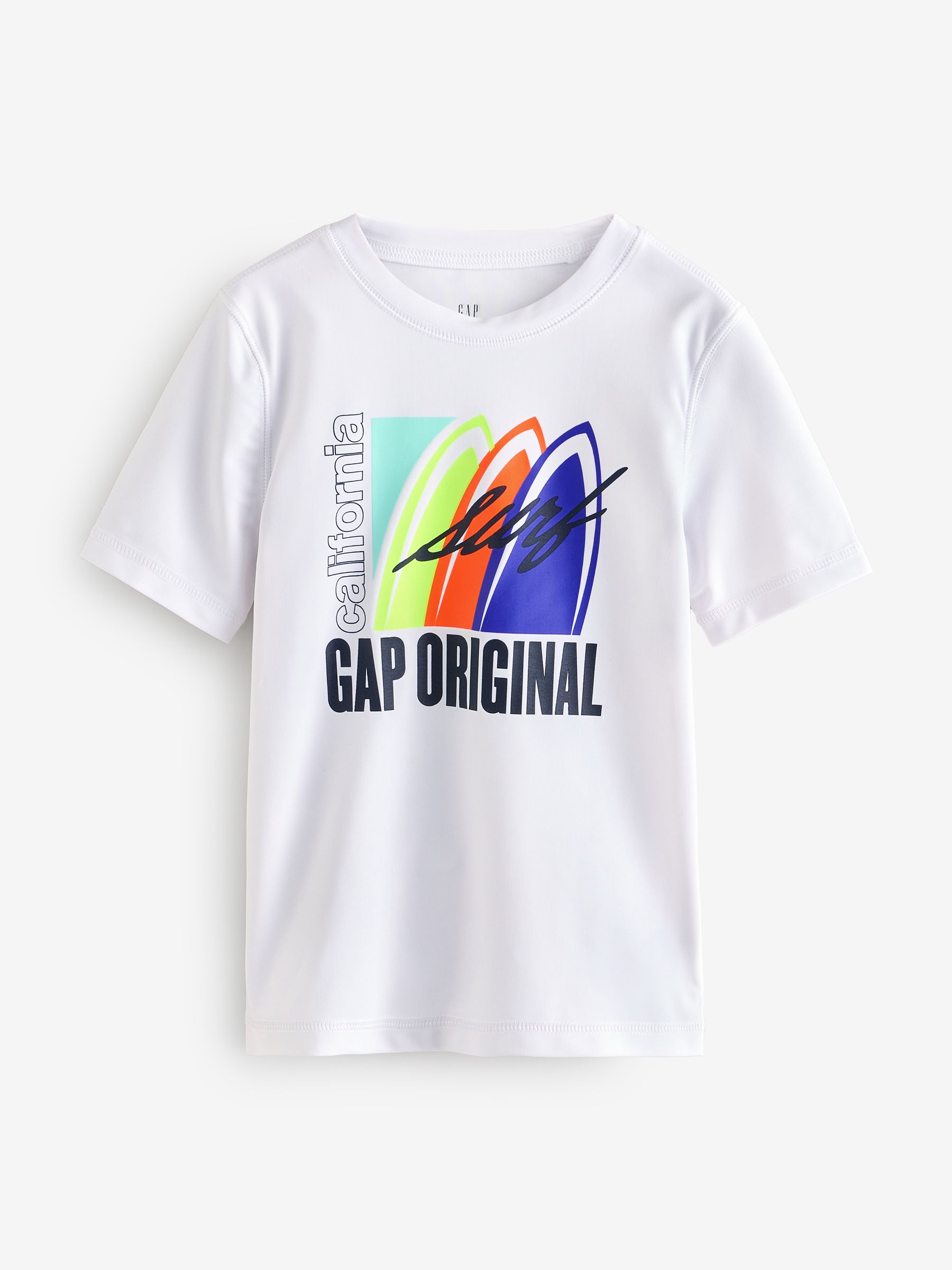 White Swim Rash Guard (4-13yrs) - Image 1 of 4