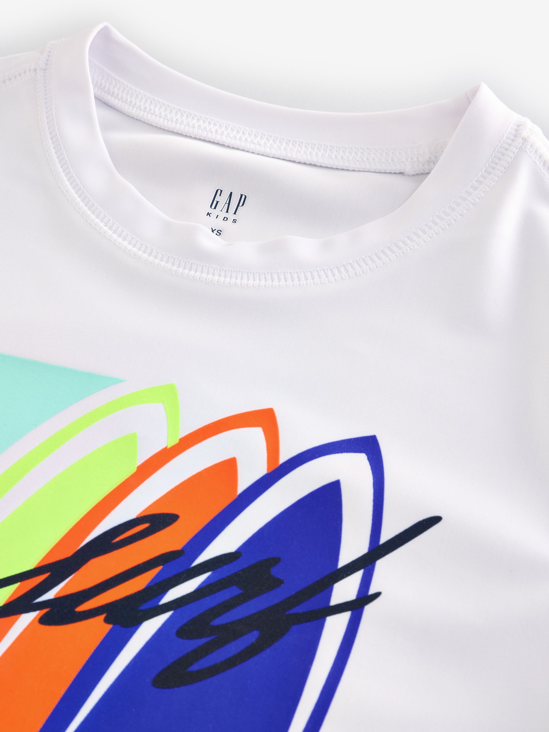 White Swim Rash Guard (4-13yrs) - Image 3 of 4