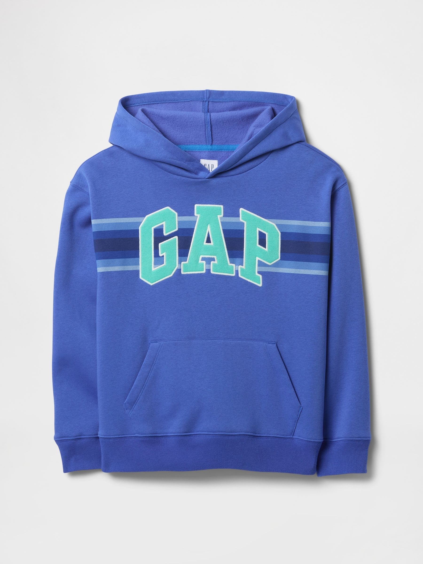 Blue Pullover Vintage Logo Hoodie (4-13yrs) - Image 1 of 3