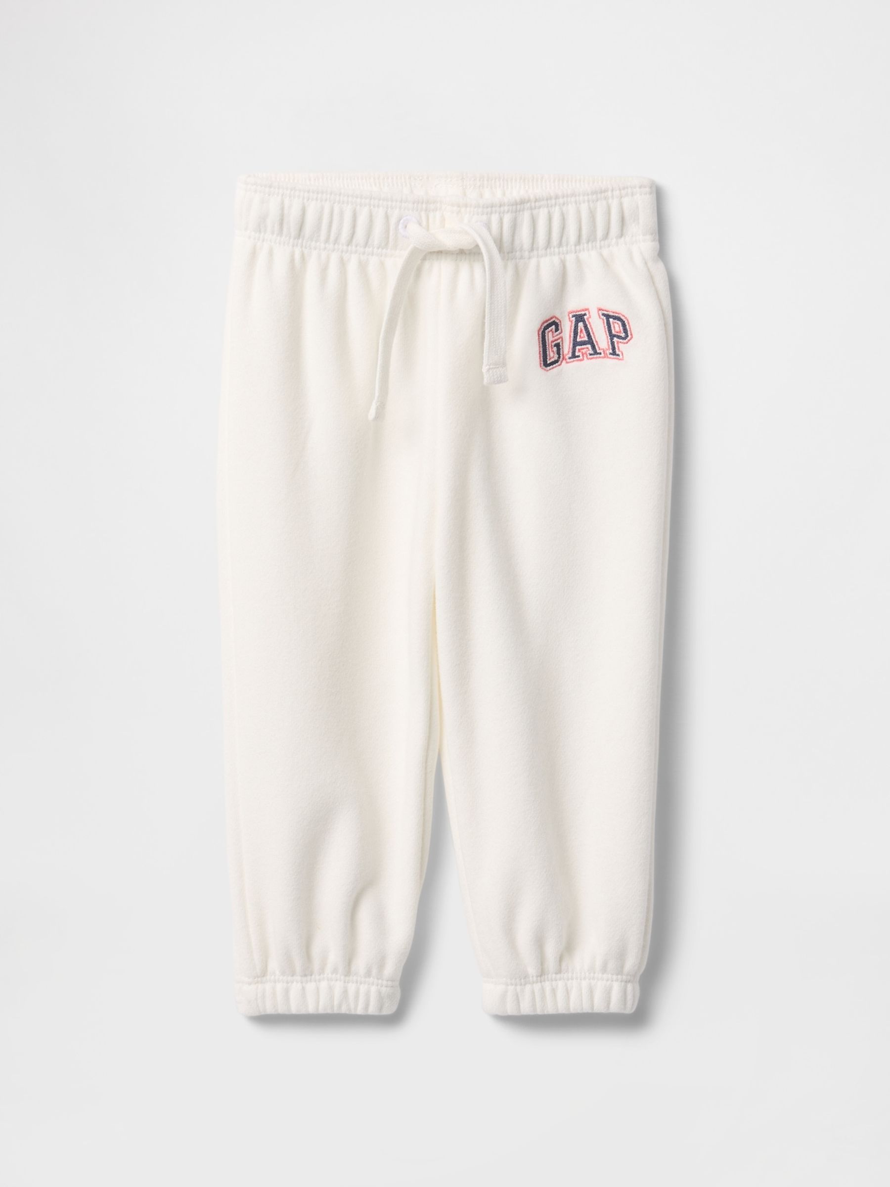 White Vintage Soft Logo Joggers (Newborn-24mths) - Image 1 of 2