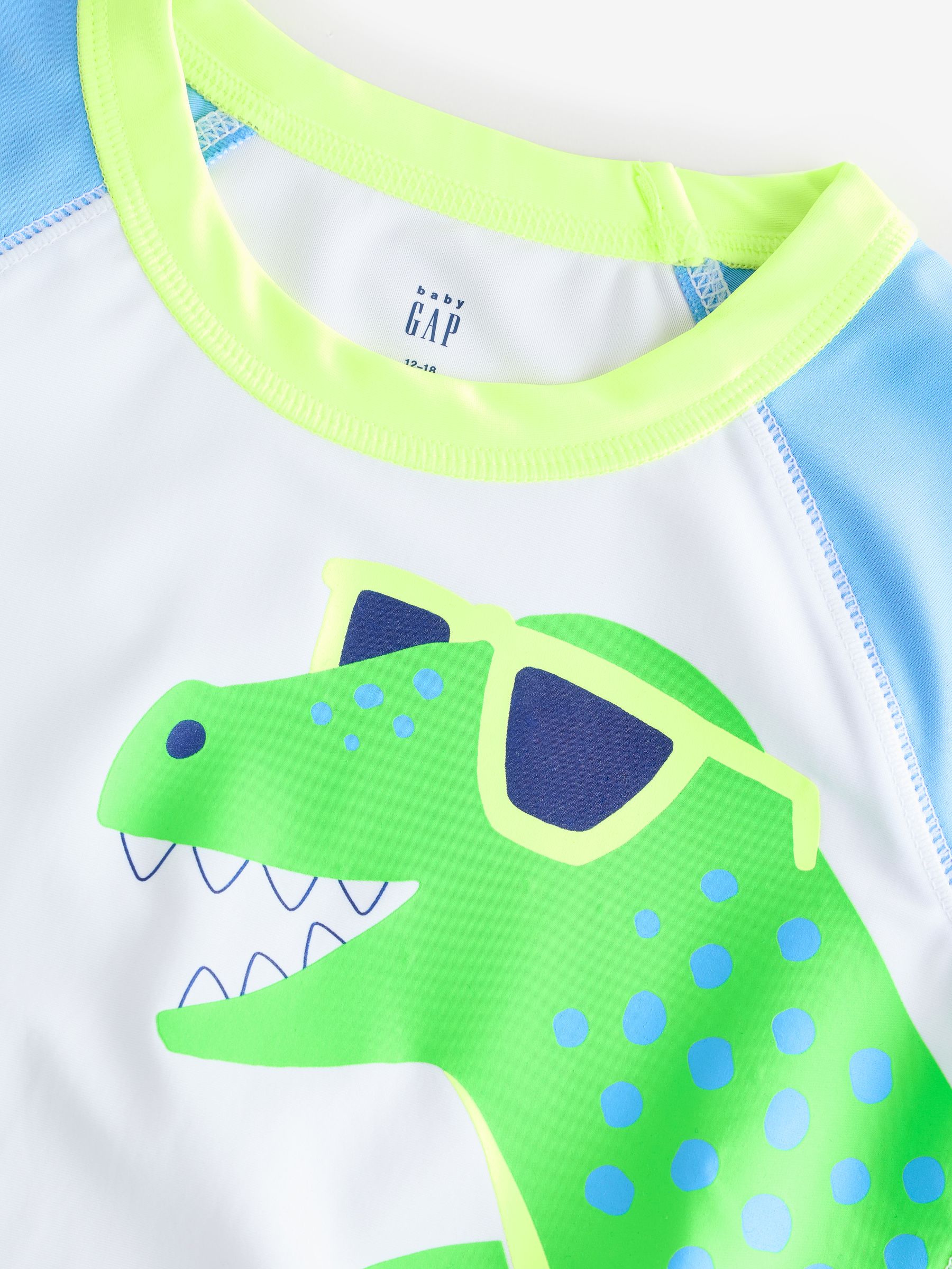 White Swim Rash Guard (6mths-5yrs) - Image 3 of 4