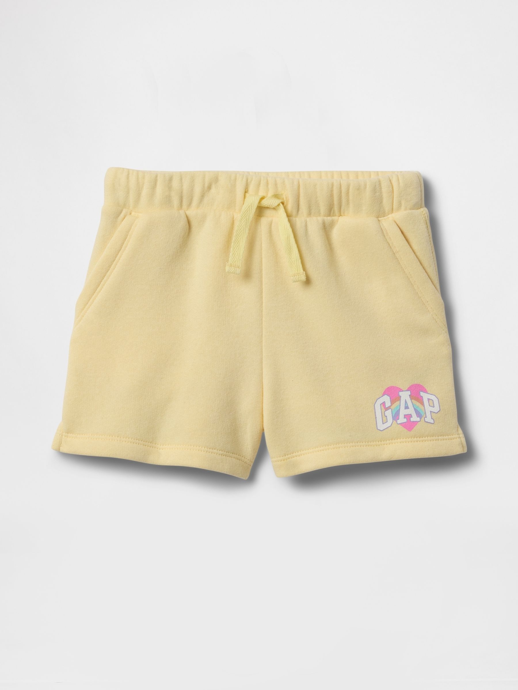 Yellow Logo Pull On Shorts (6mths-5yrs) - Image 1 of 3