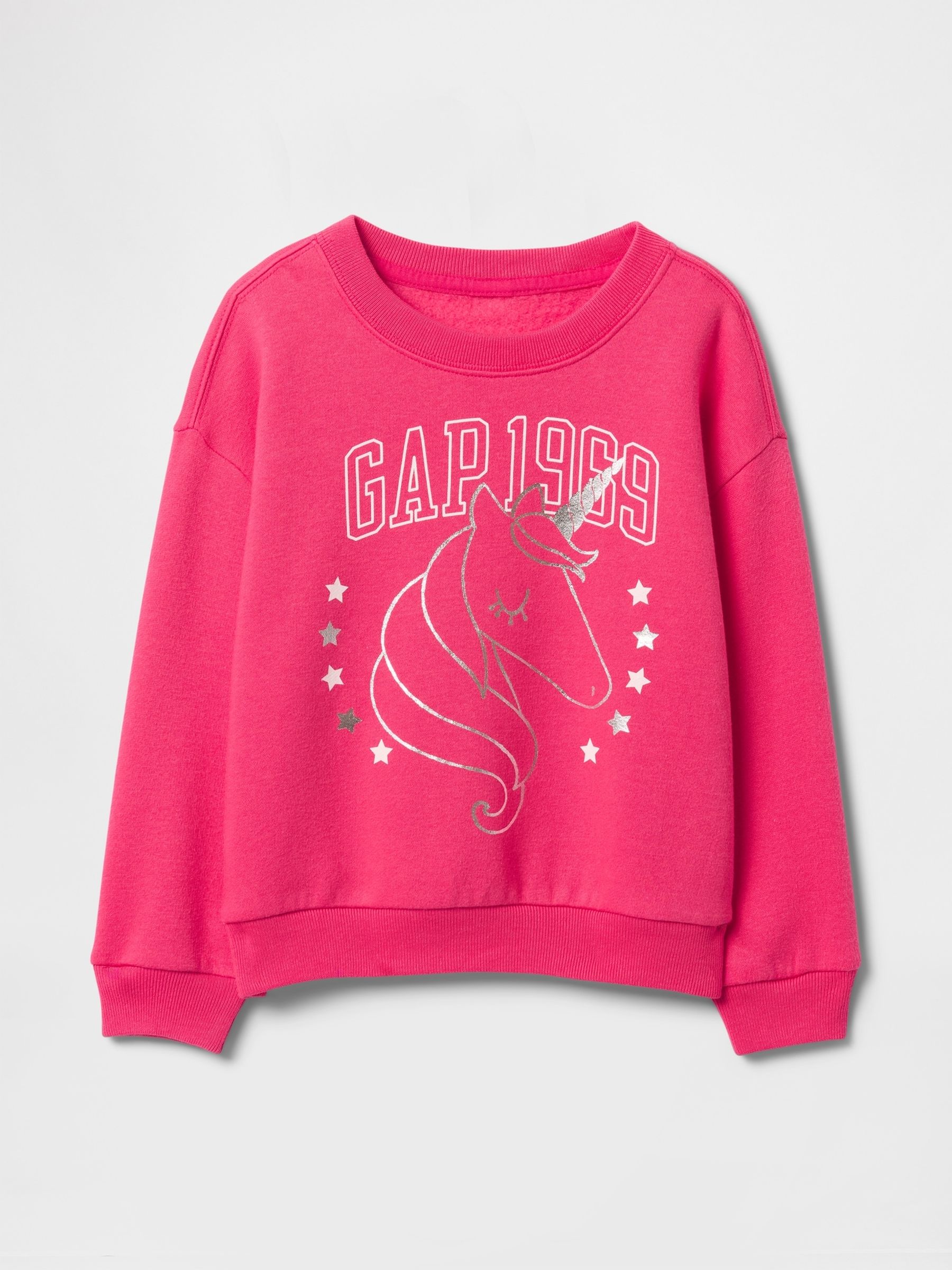 Pink Graphic Crew Neck Sweatshirt (6mths-5yrs) - Image 1 of 3