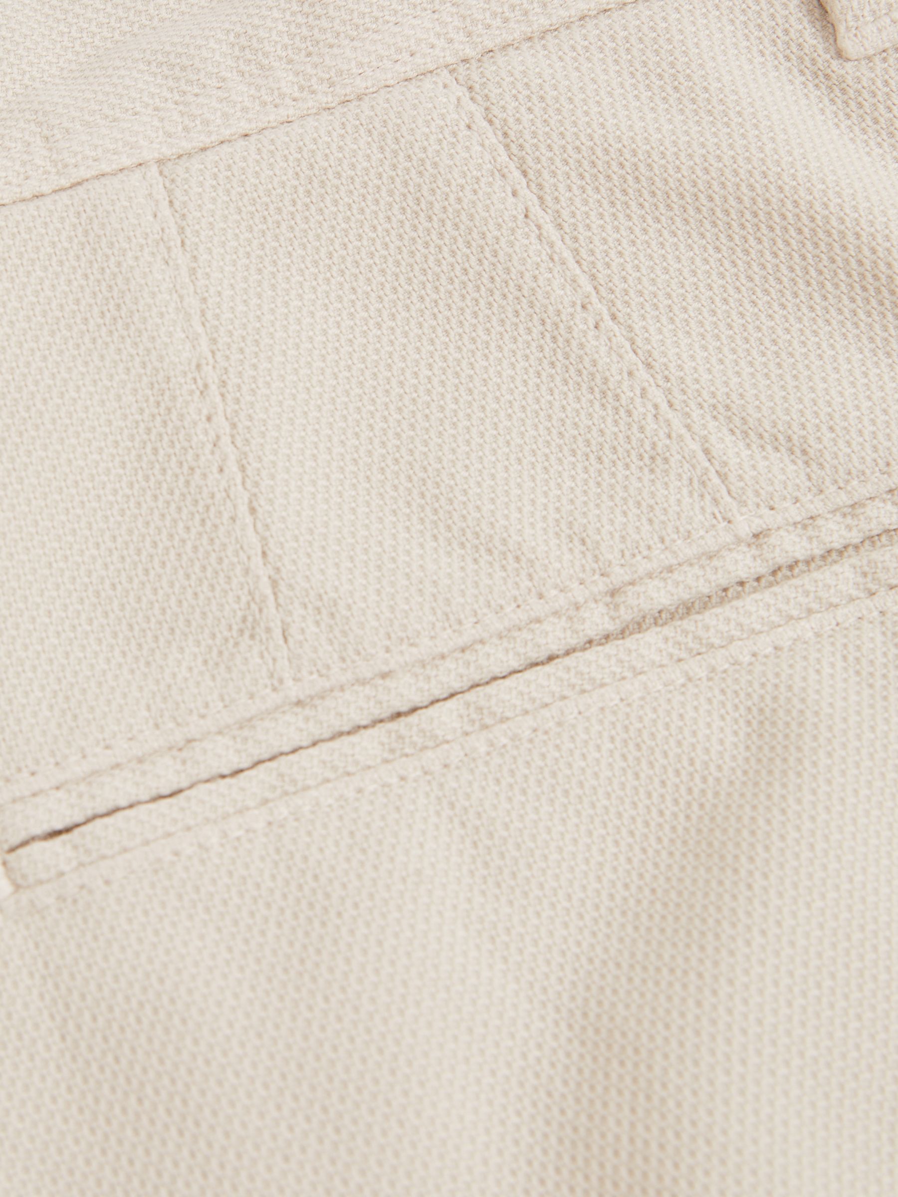 Cotton-Piqué Slim-Fit Chinos in Off White - Image 7 of 7