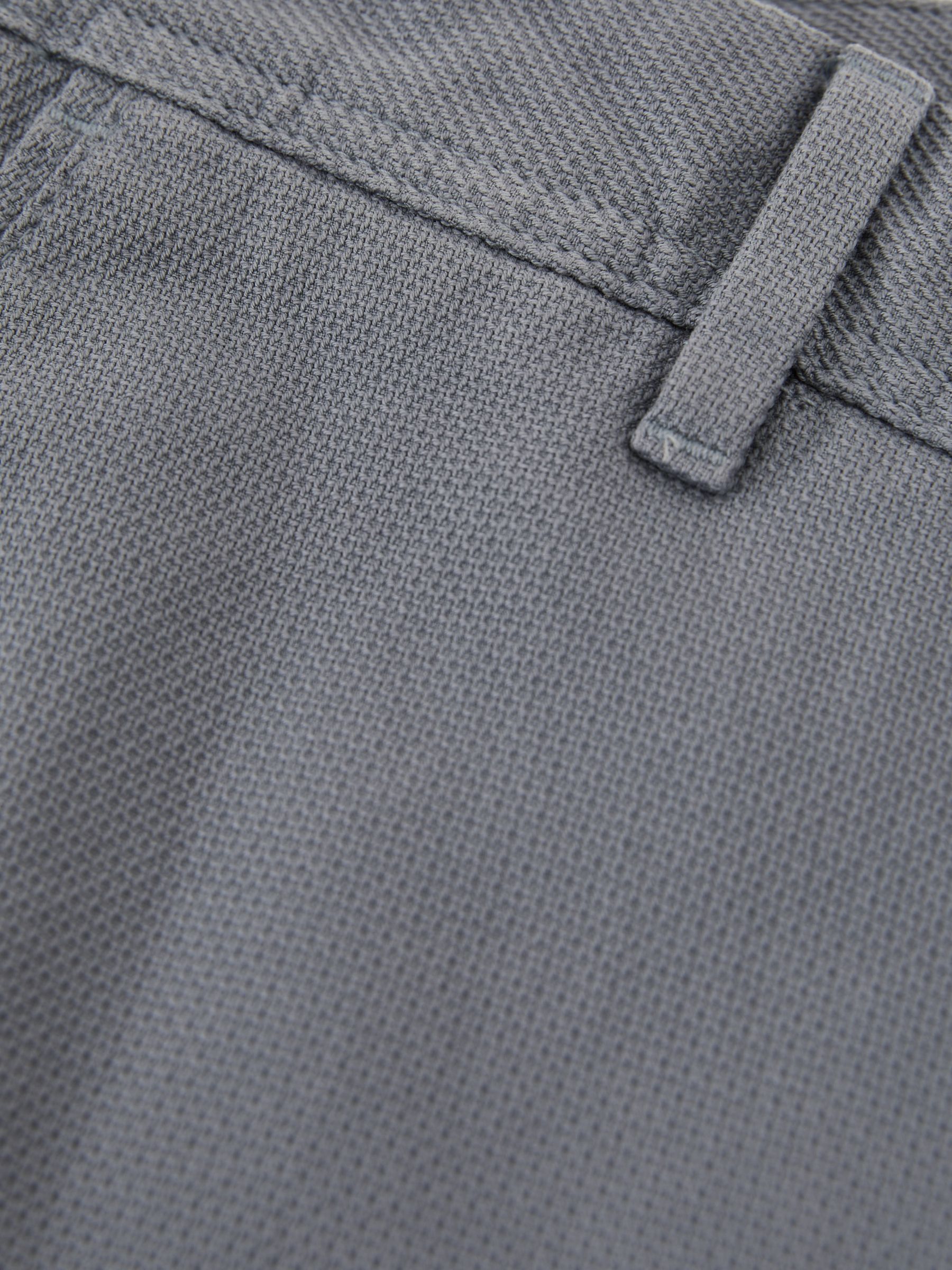 Cotton-Piqué Slim-Fit Chinos in Airforce Blue - Image 6 of 6