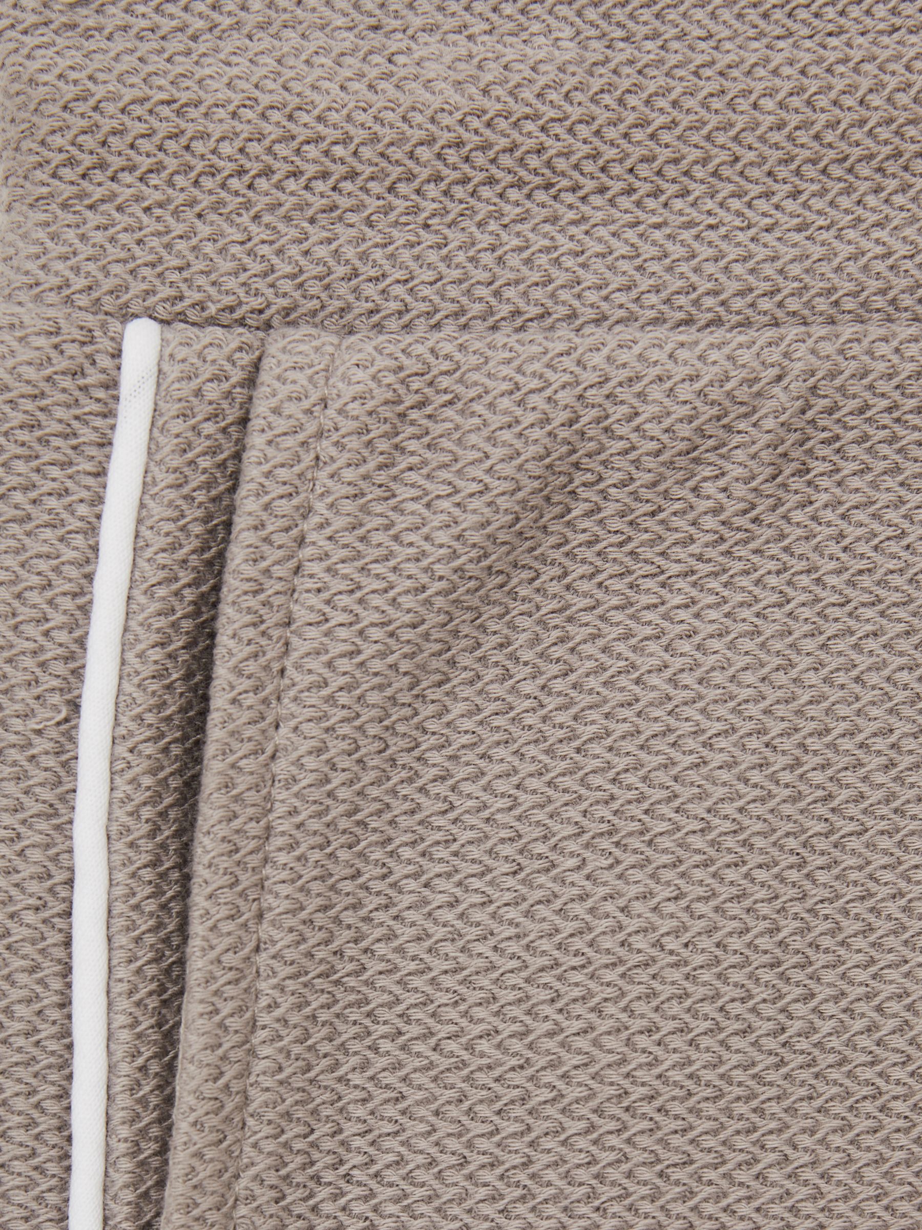 13-14 yrs Cotton Textured Piped Shorts in Mink Brown - Image 4 of 4