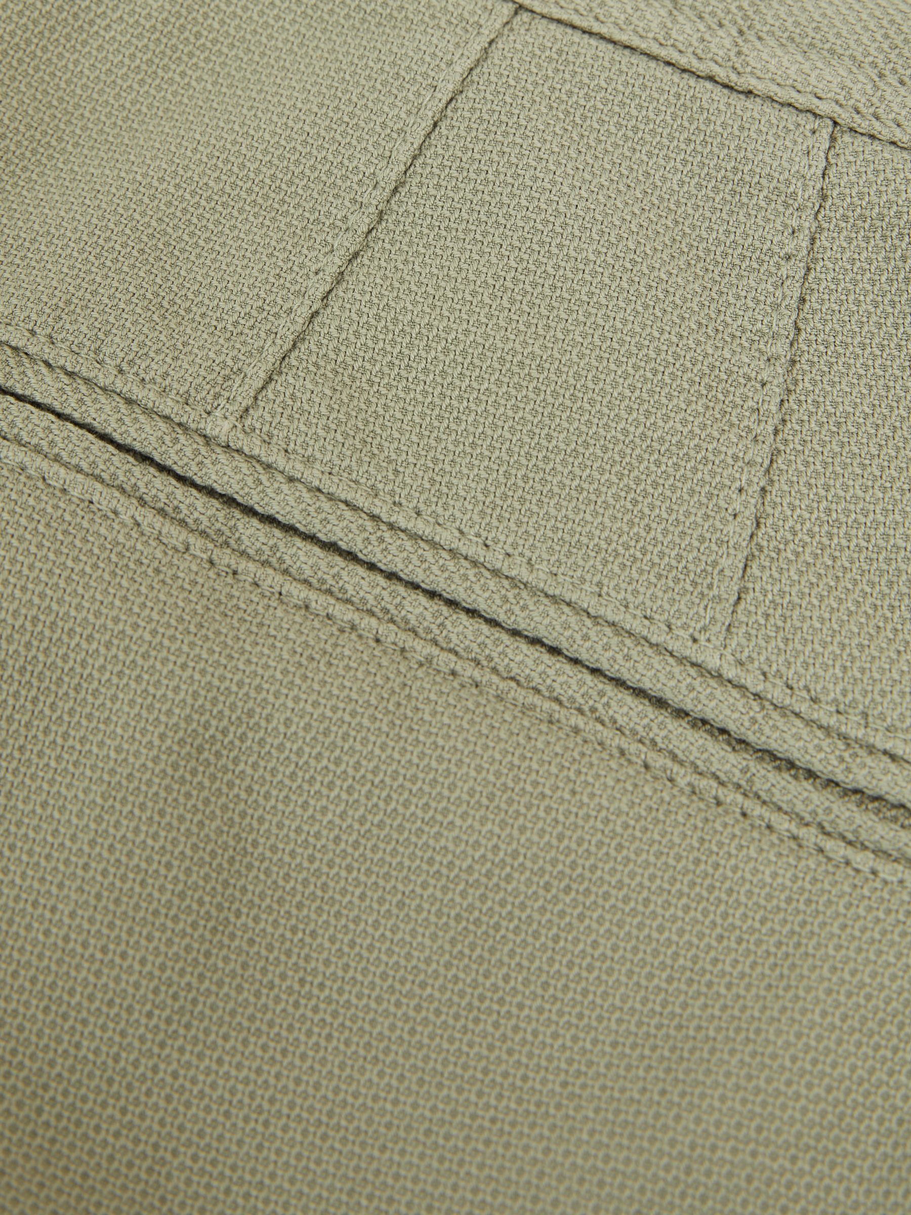 Cotton-Piqué Slim-Fit Chinos in Khaki Green - Image 6 of 6