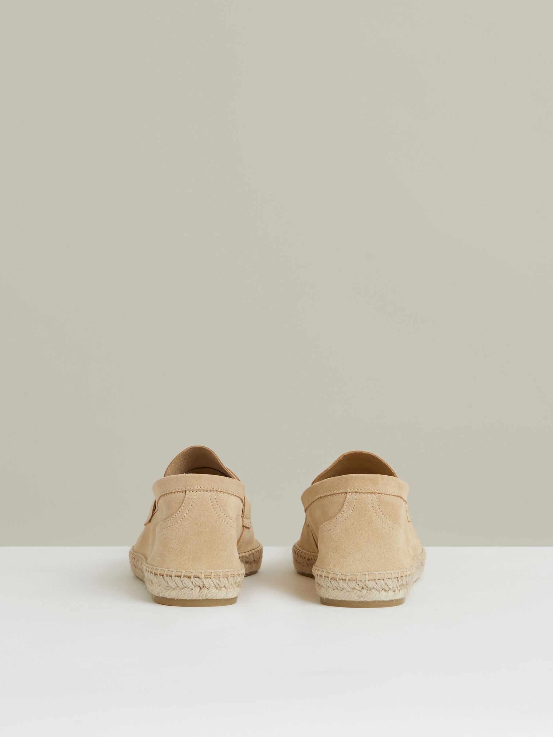 Suede Penny-Strap Espadrilles in Sand Yellow - Image 3 of 6