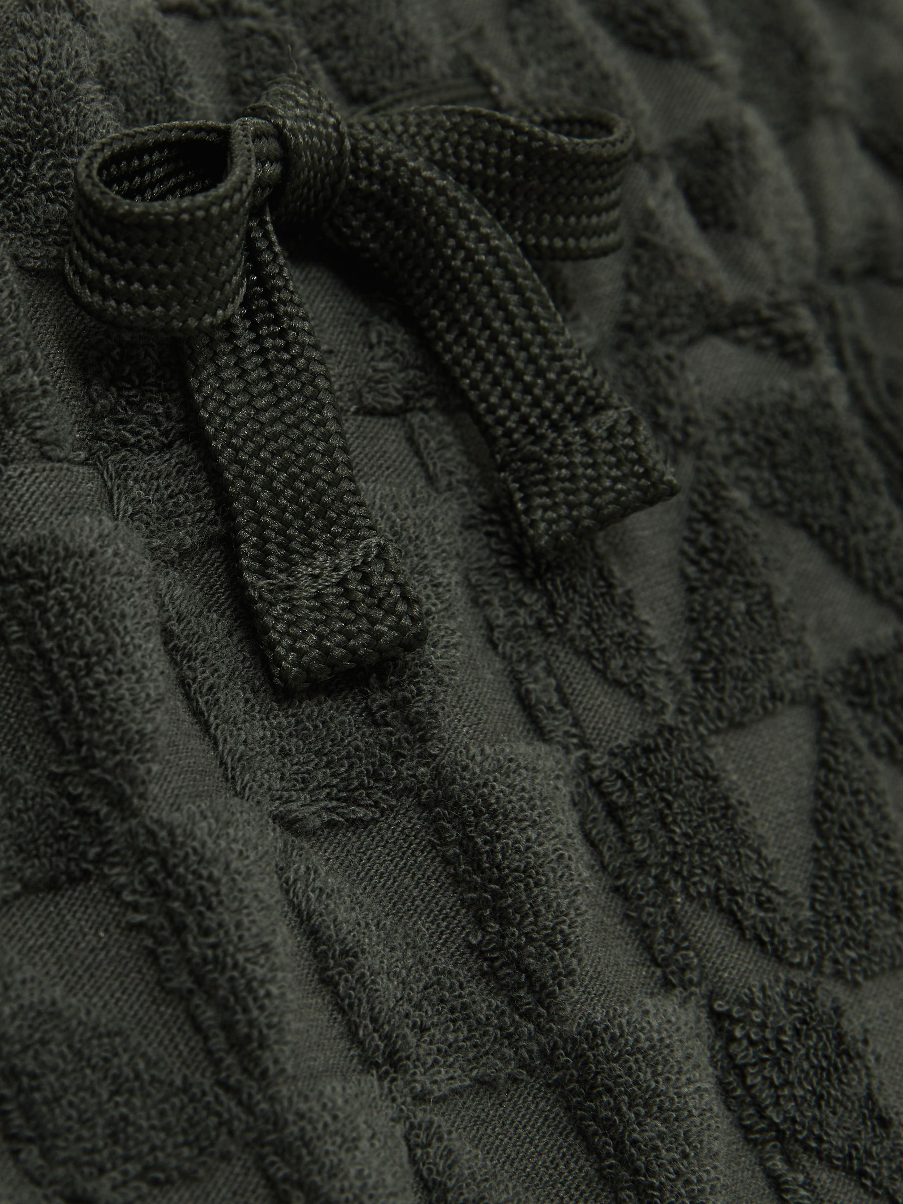 13-14 yrs Textured Towelling Shorts in Dark Sage - Image 4 of 4