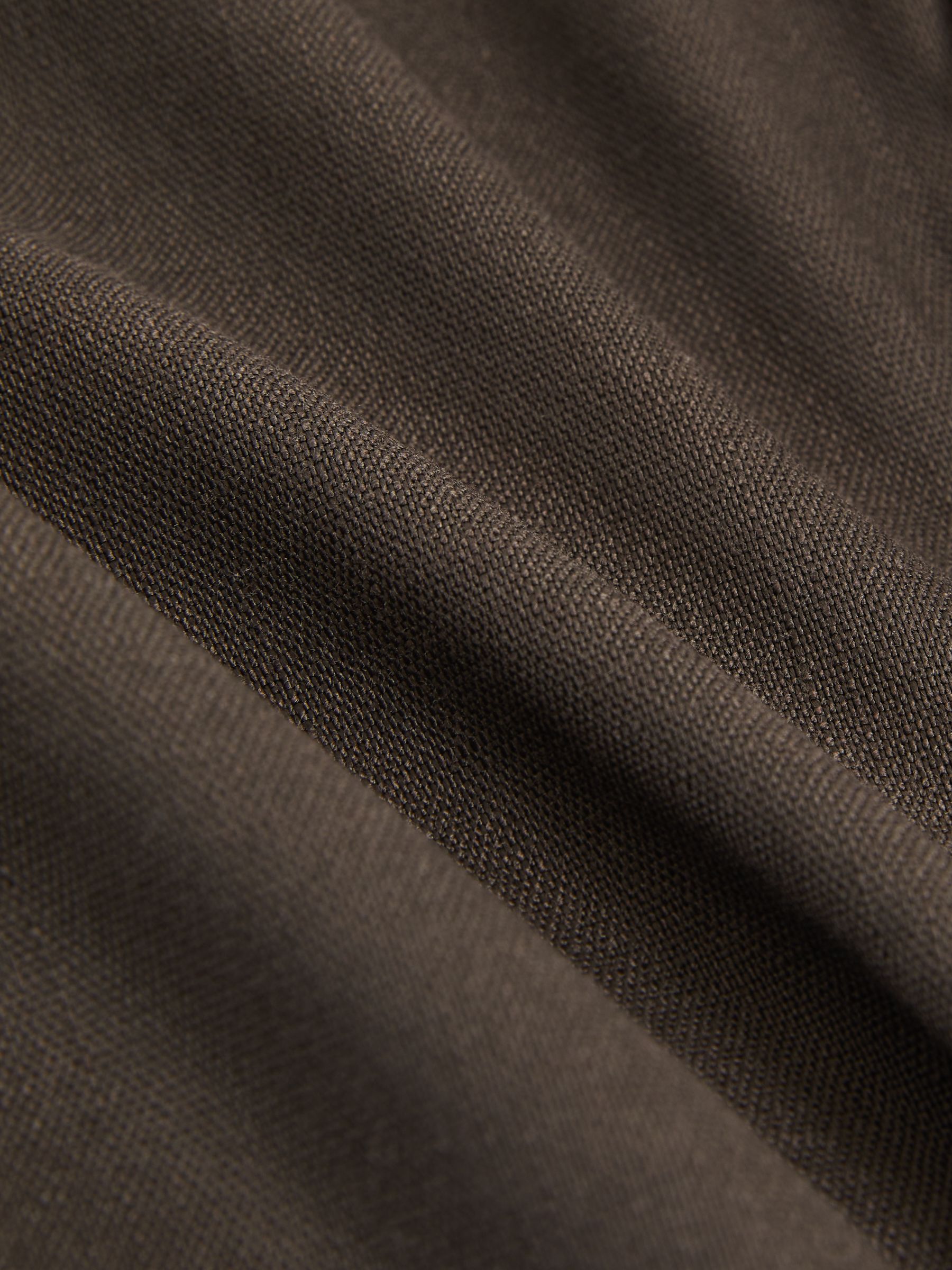 Slim Fit Double Breasted Suit Blazer in Dark Green - Image 7 of 8