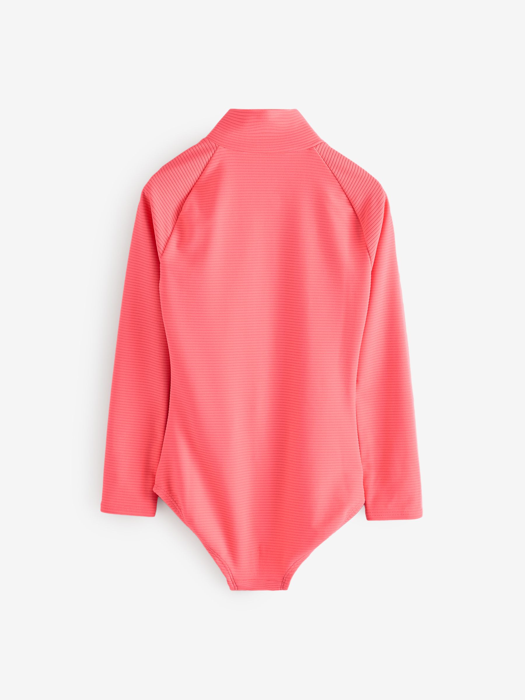 Coral Pink Rash Guard Swimsuit (4-13yrs) - Image 2 of 5
