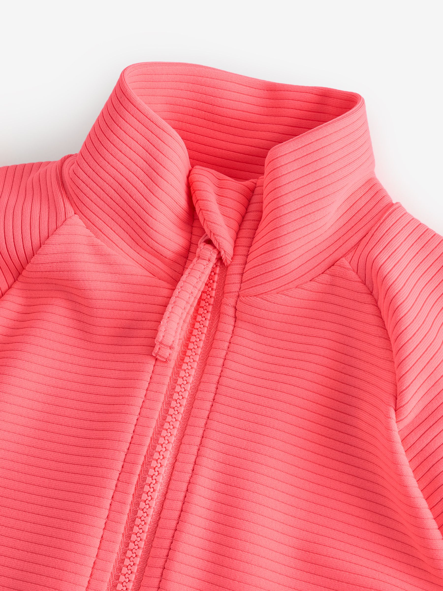 Coral Pink Rash Guard Swimsuit (4-13yrs) - Image 4 of 5