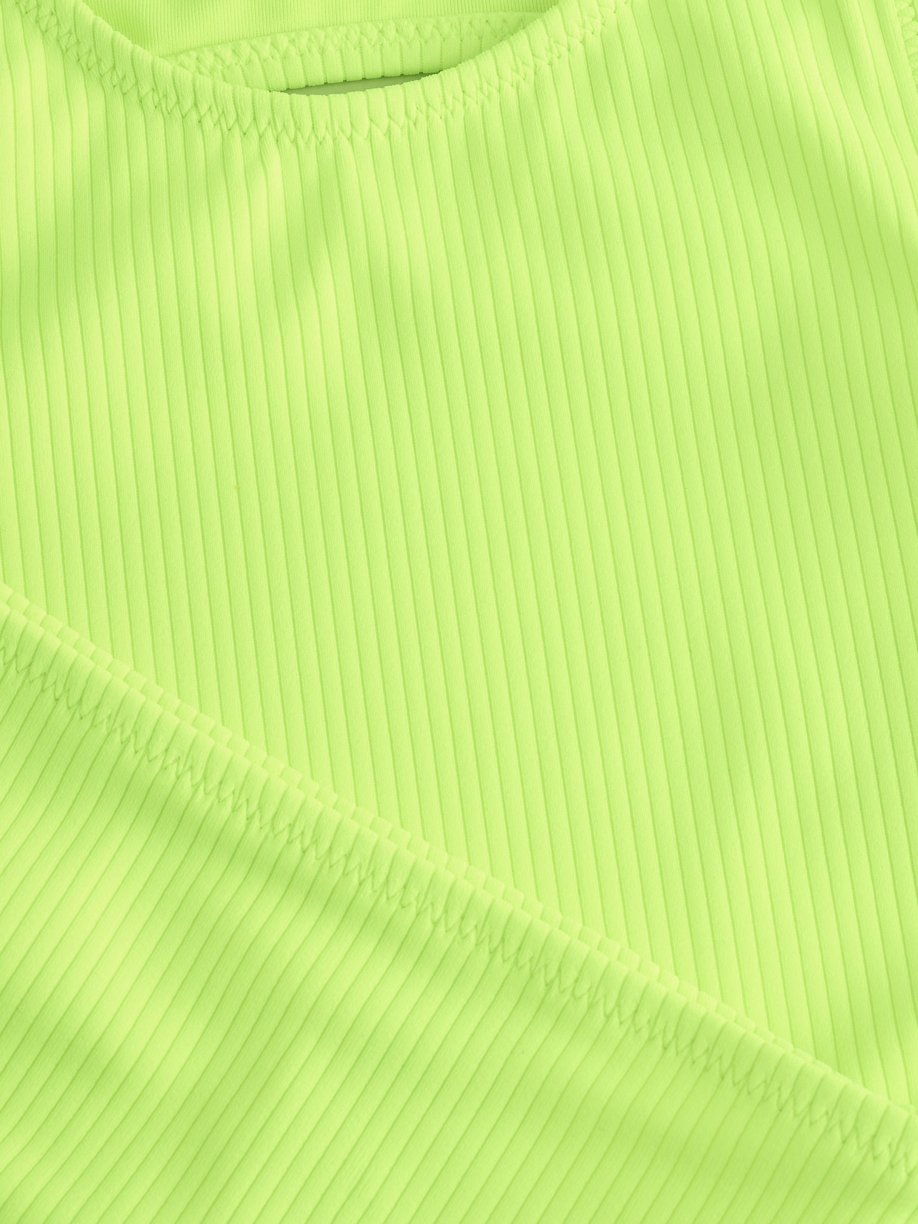 Green Cutout Tankini Swim Two-Piece (4-13yrs) - Image 4 of 5