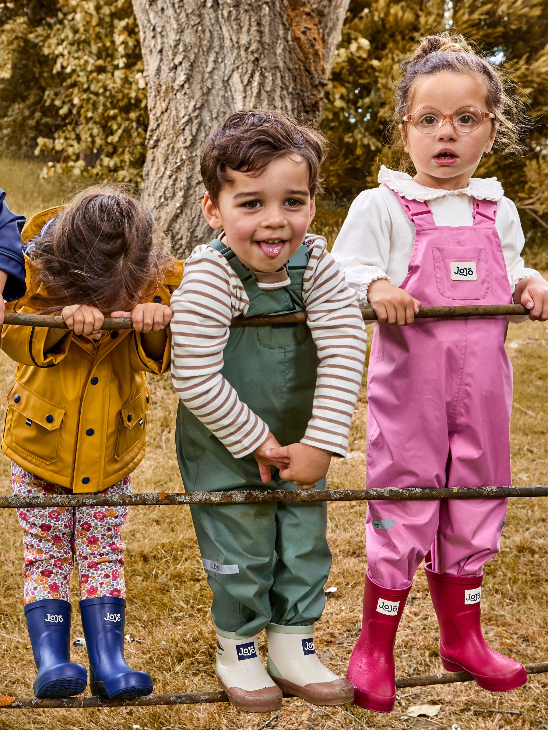 Pink Fleece Lined Waterproof Dungarees - Image 7 of 8