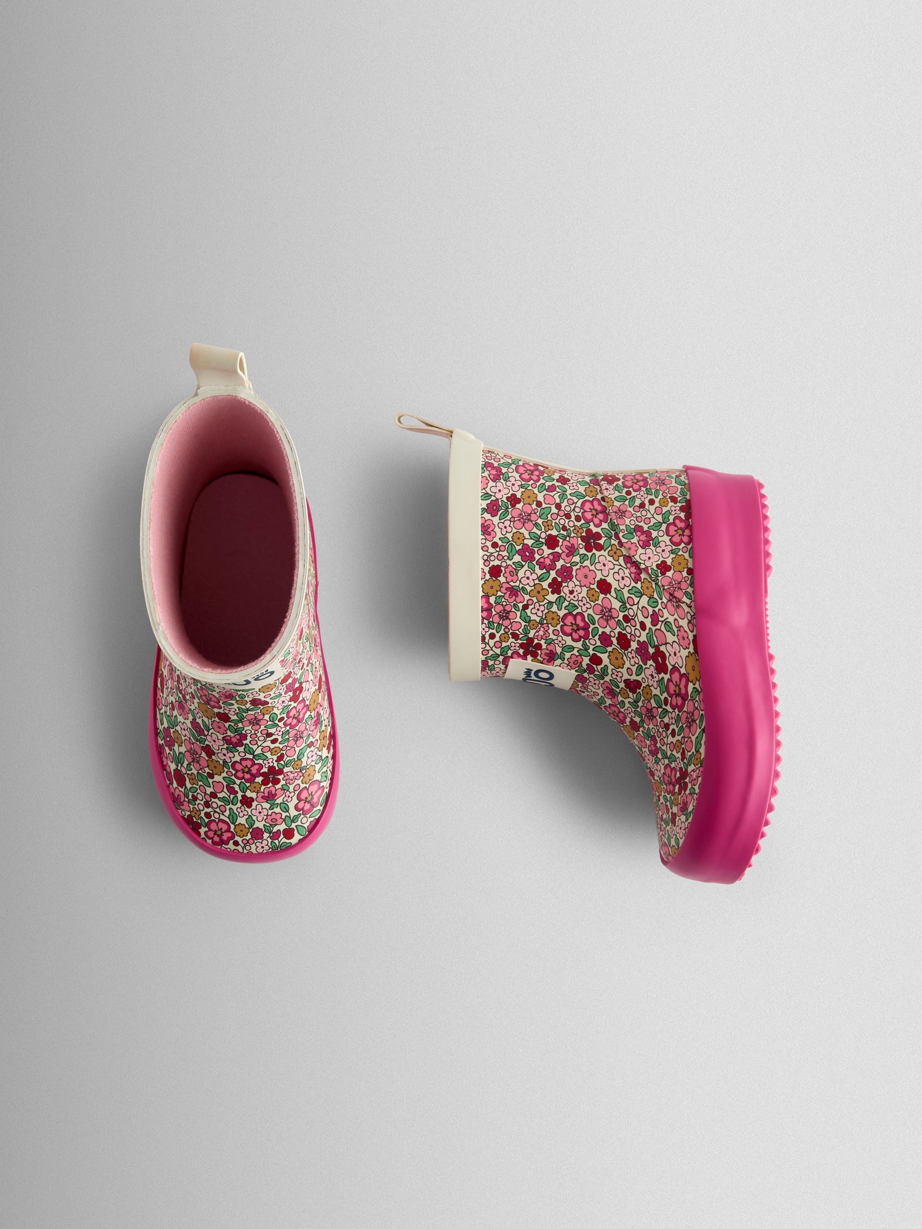 Light Purple Print Short Wellies - Image 3 of 4