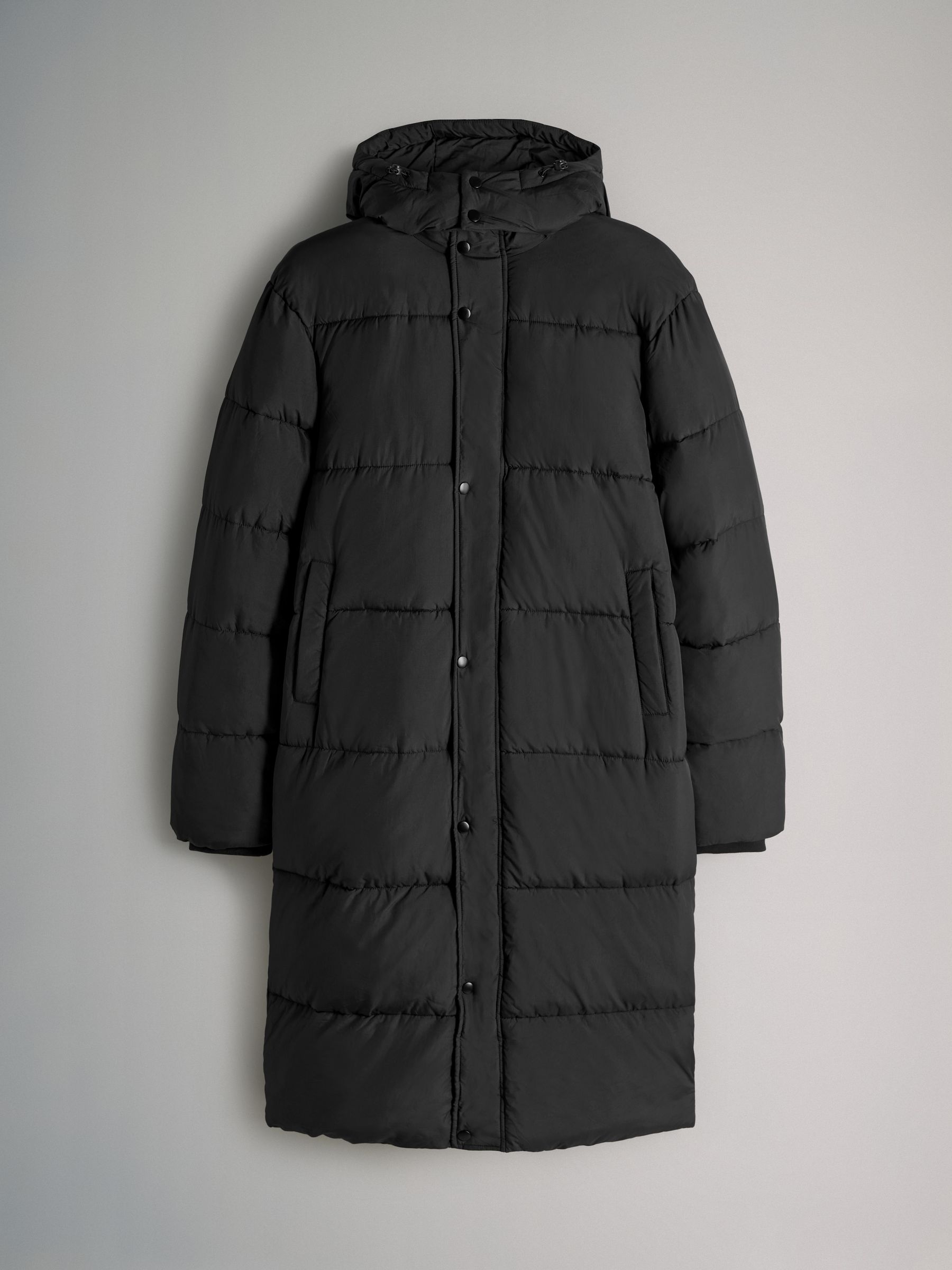 Long Hooded Puffer Coat - Image 2 of 10