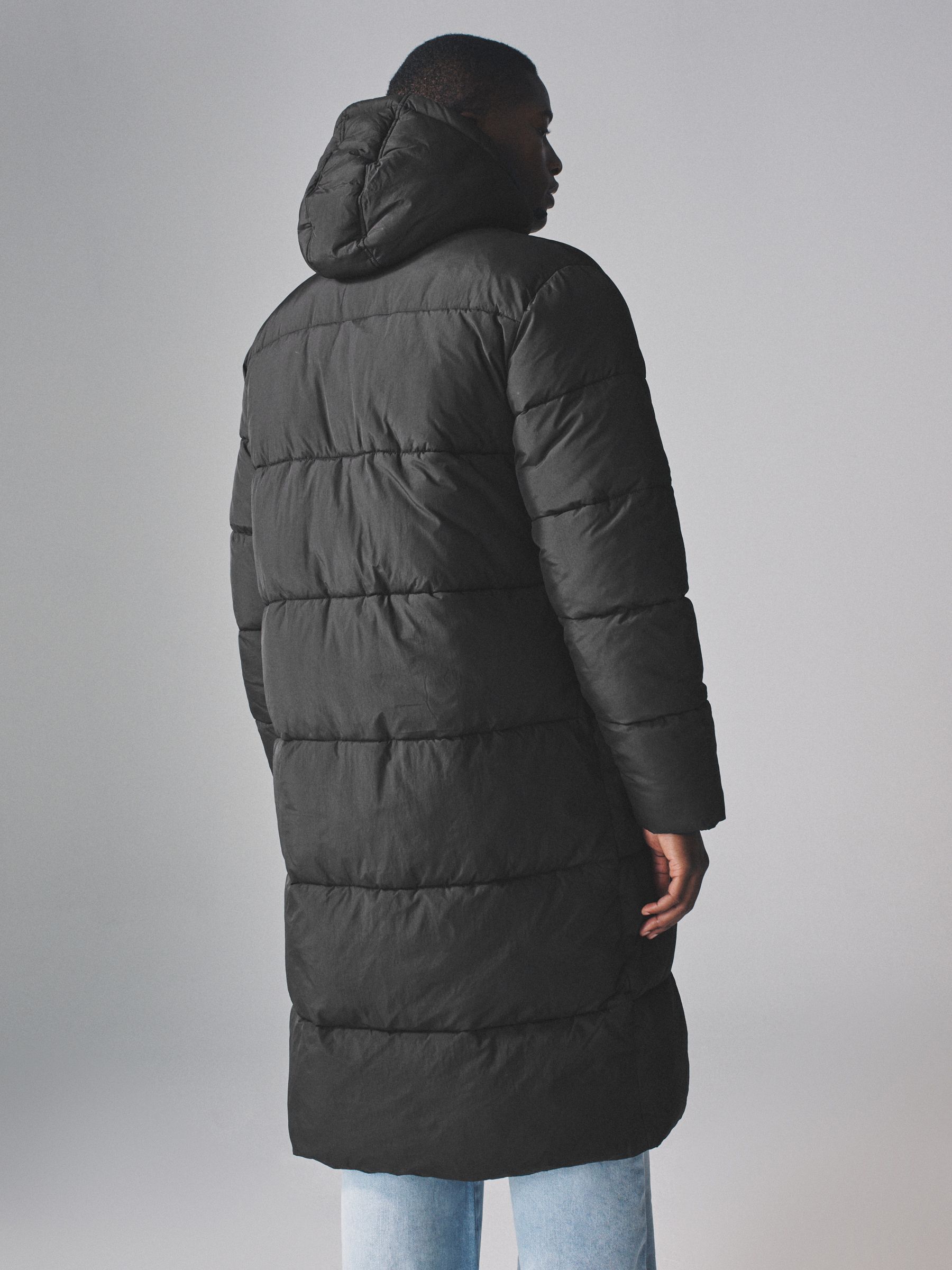Long Hooded Puffer Coat - Image 6 of 10