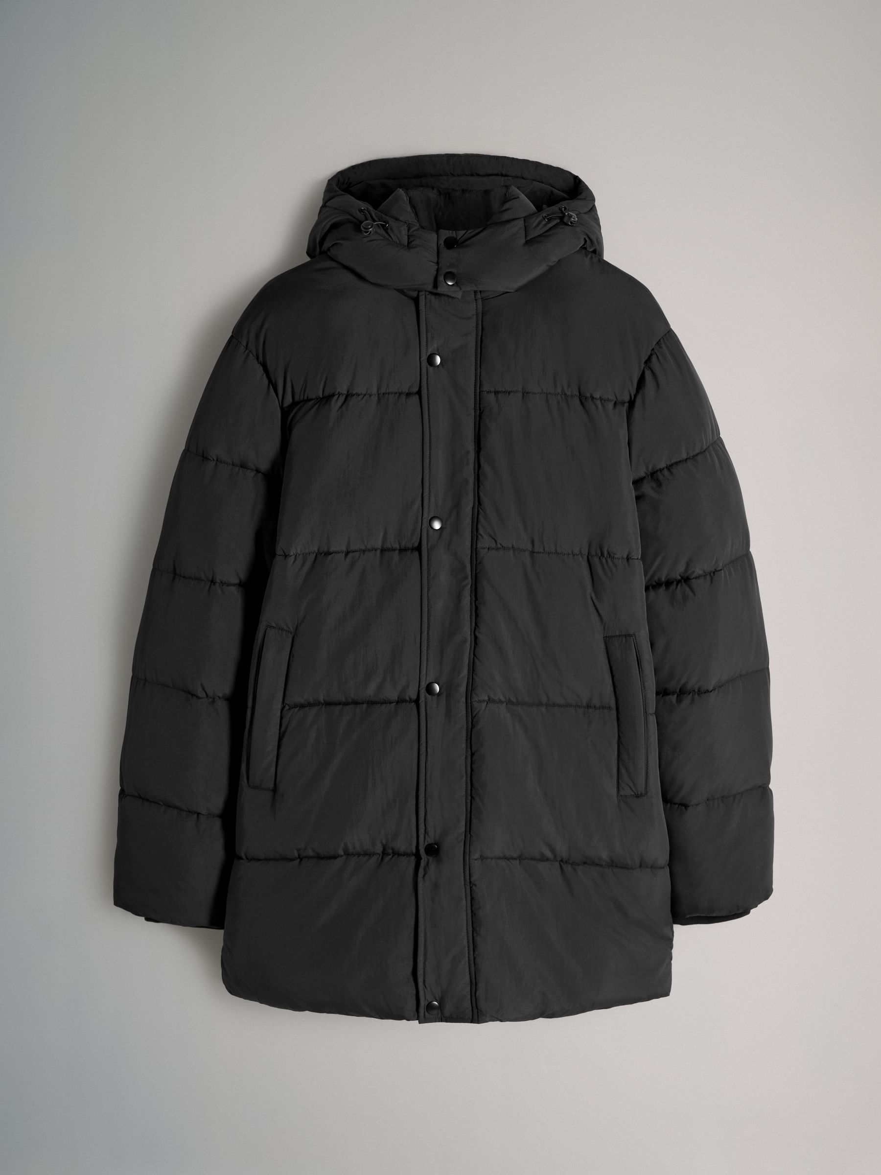Mid Length Hooded Puffer Coat - Image 2 of 9