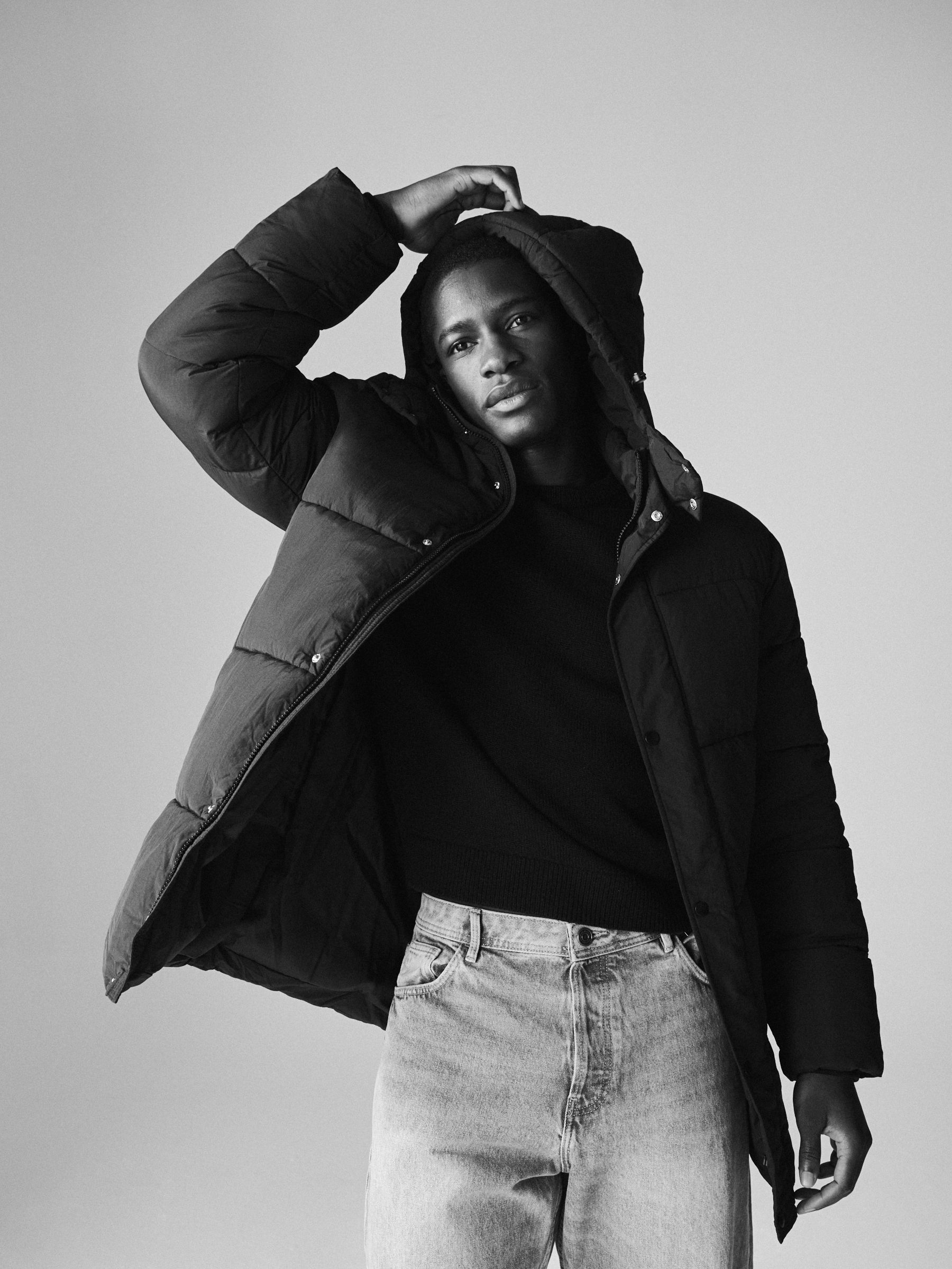 Mid Length Hooded Puffer Coat - Image 3 of 9