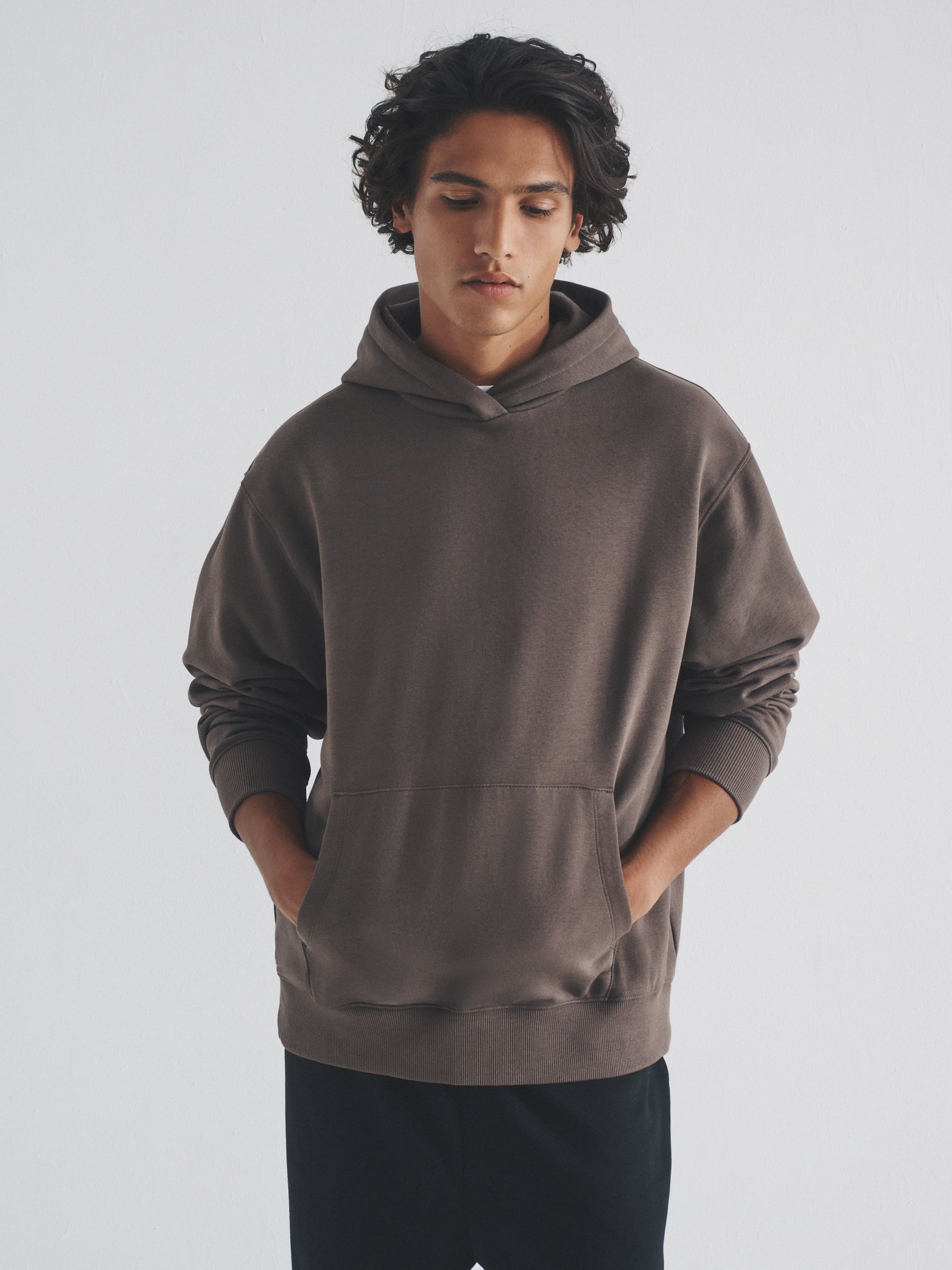 Navy Blue/Brown - 4 Pack Relaxed Hoodies - Image 3 of 13