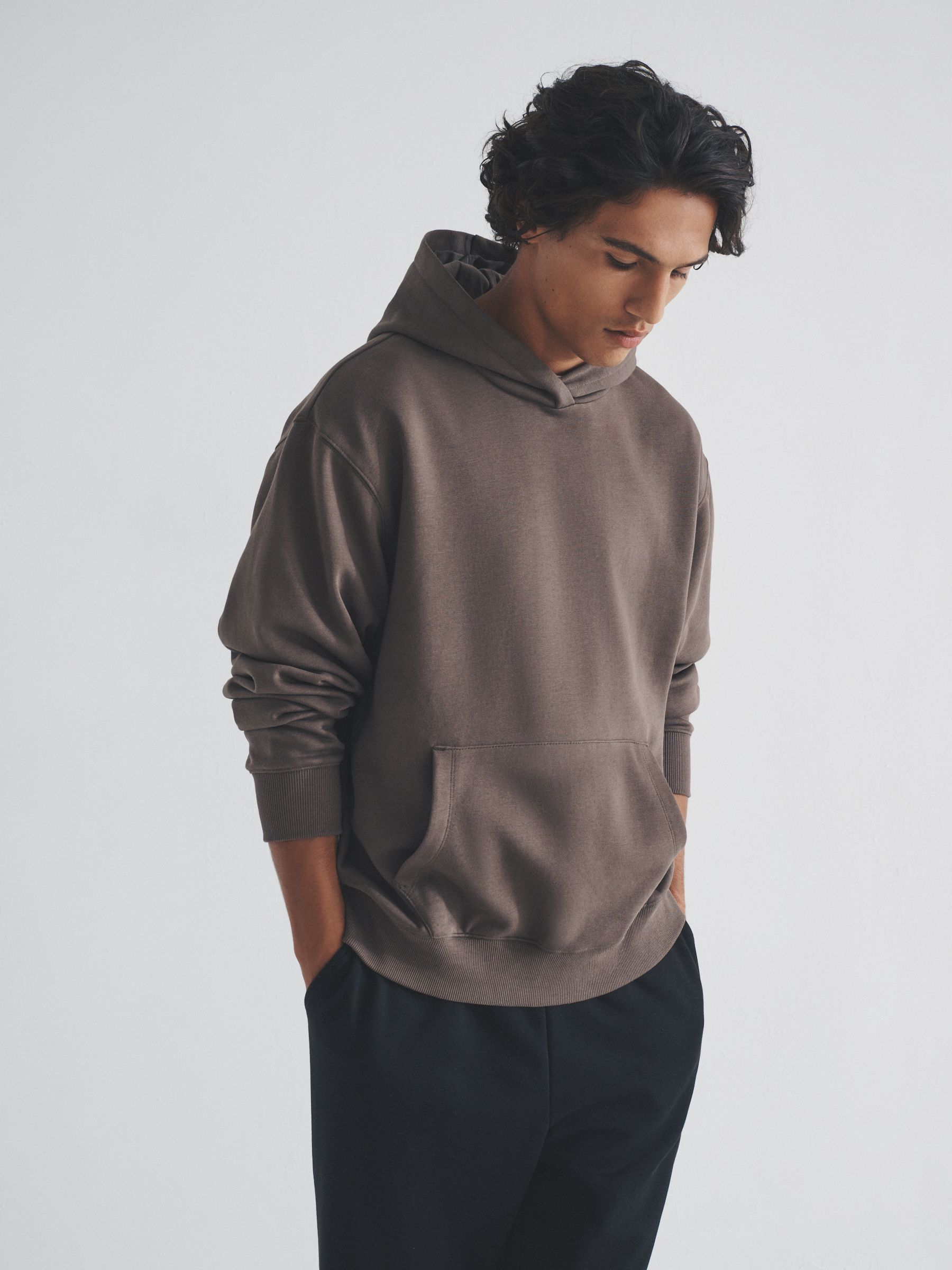 Navy Blue/Brown - 4 Pack Relaxed Hoodies - Image 5 of 13