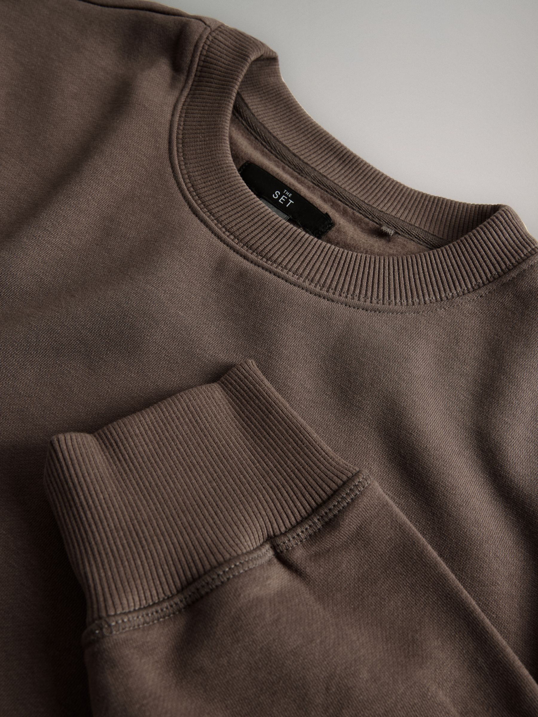 Black/Brown - 3 Pack Crew Neck Sweatshirt - Image 6 of 6