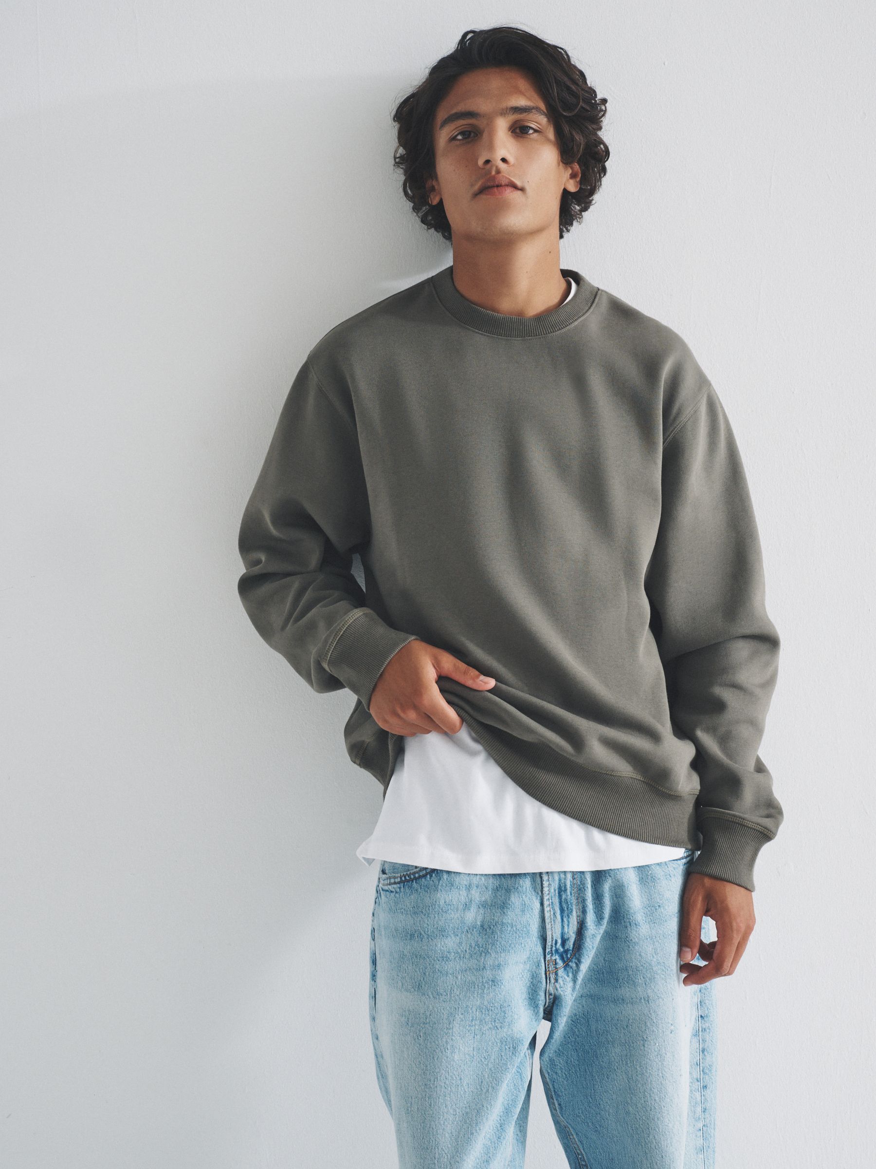 Black/Green - 3 Pack Crew Neck Sweatshirt - Image 1 of 13
