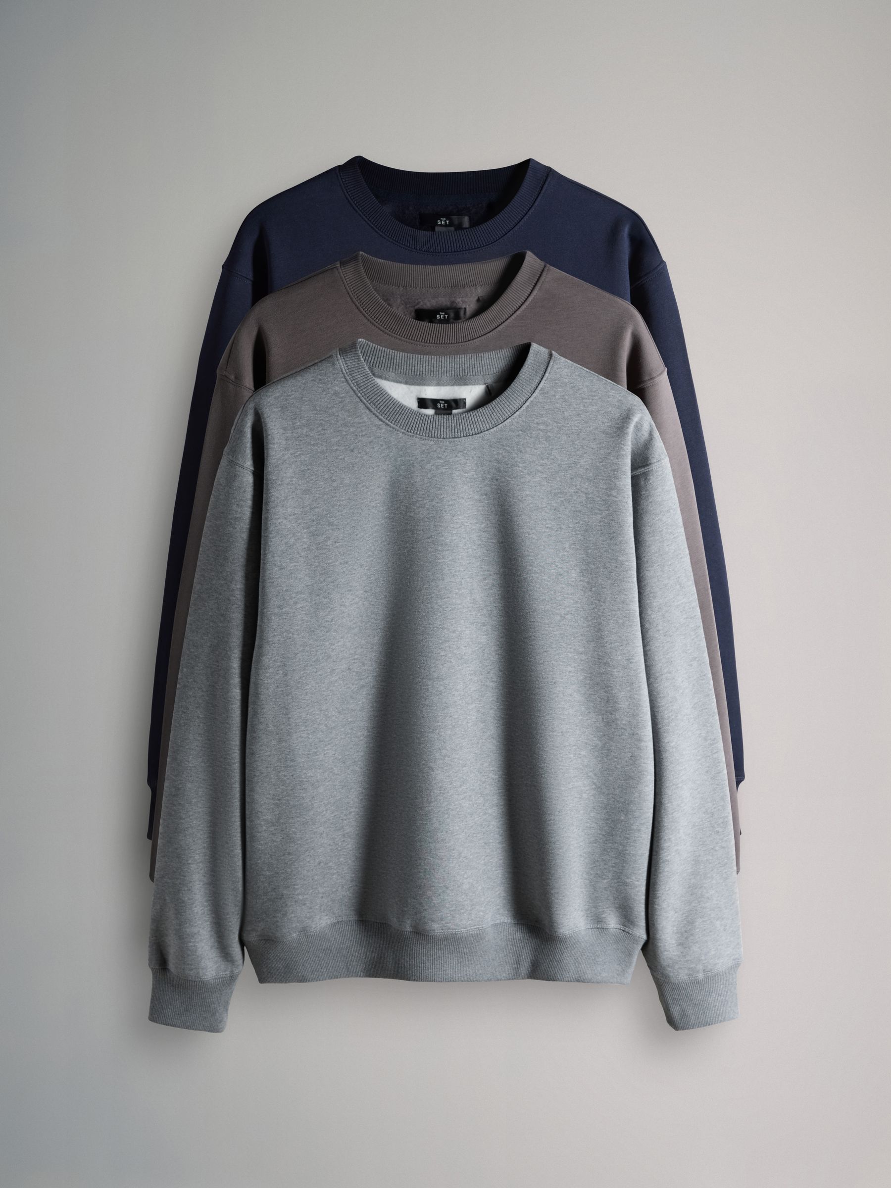 Blue/Grey - Crew Neck Sweatshirt - Image 2 of 6