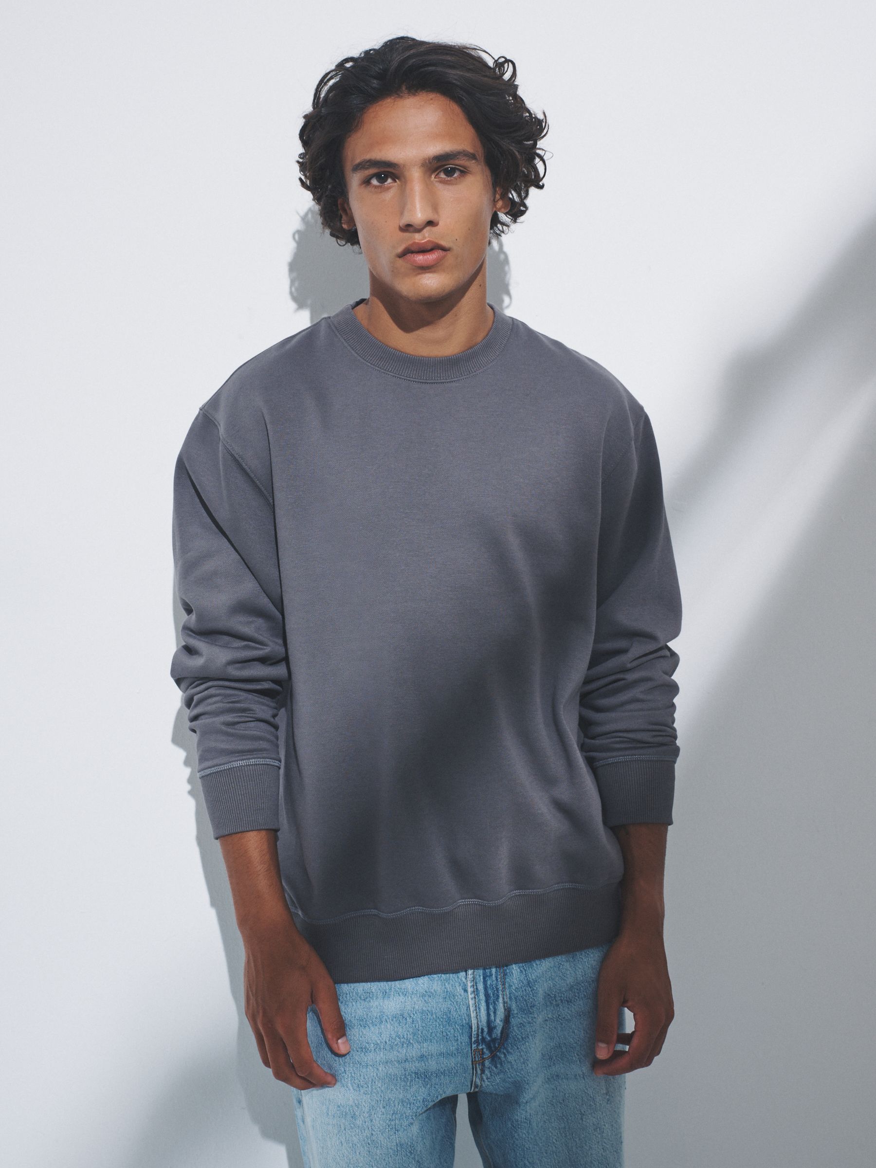 Blue/Grey - Crew Neck Sweatshirt - Image 3 of 6