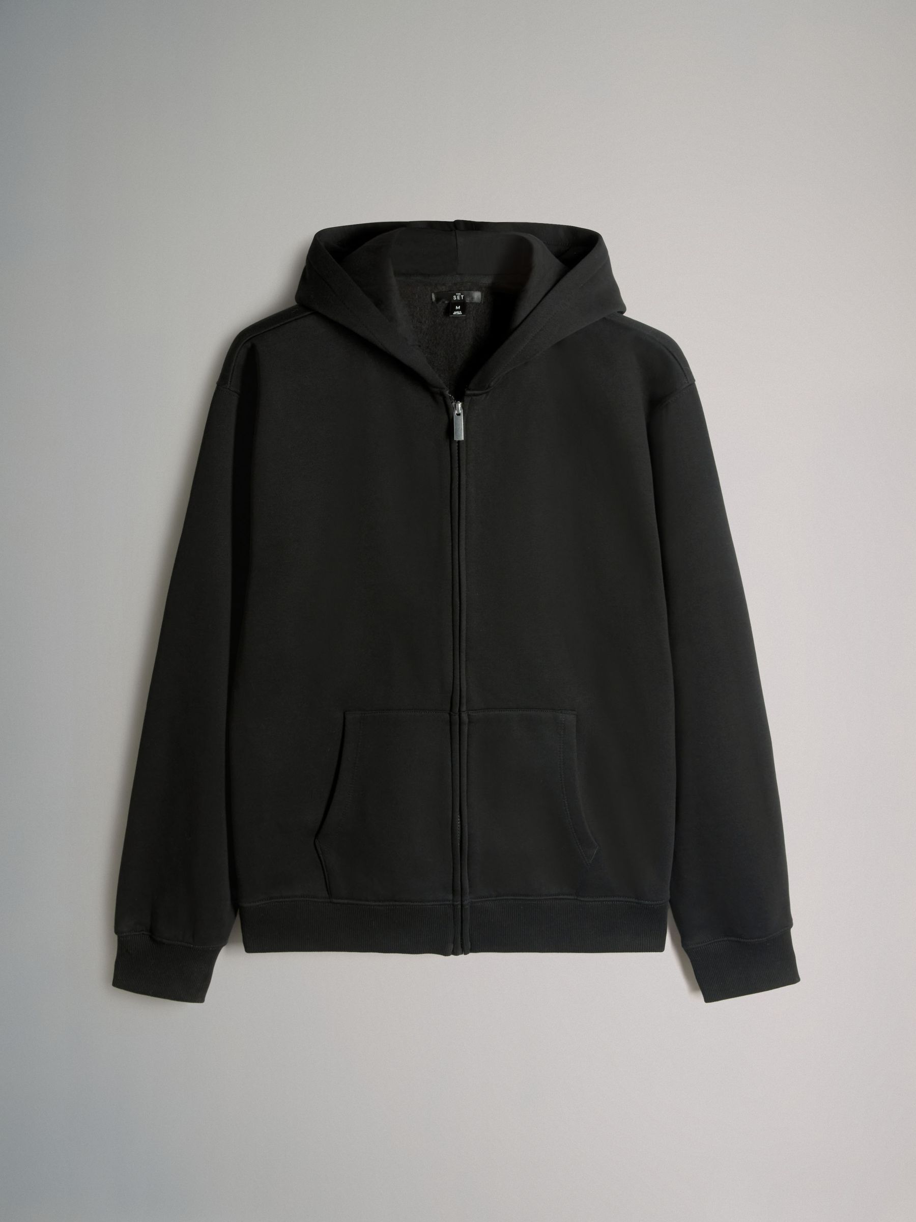 Black/Grey/Green 3 Pack Zip Through Hooded Sweat Top - Image 3 of 6