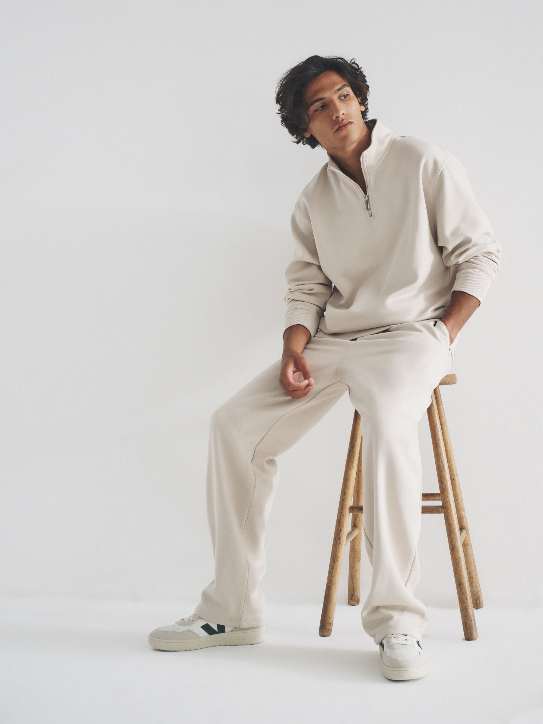 Blue/Brown - 4 Pack Wide Leg Jogger - Image 4 of 12