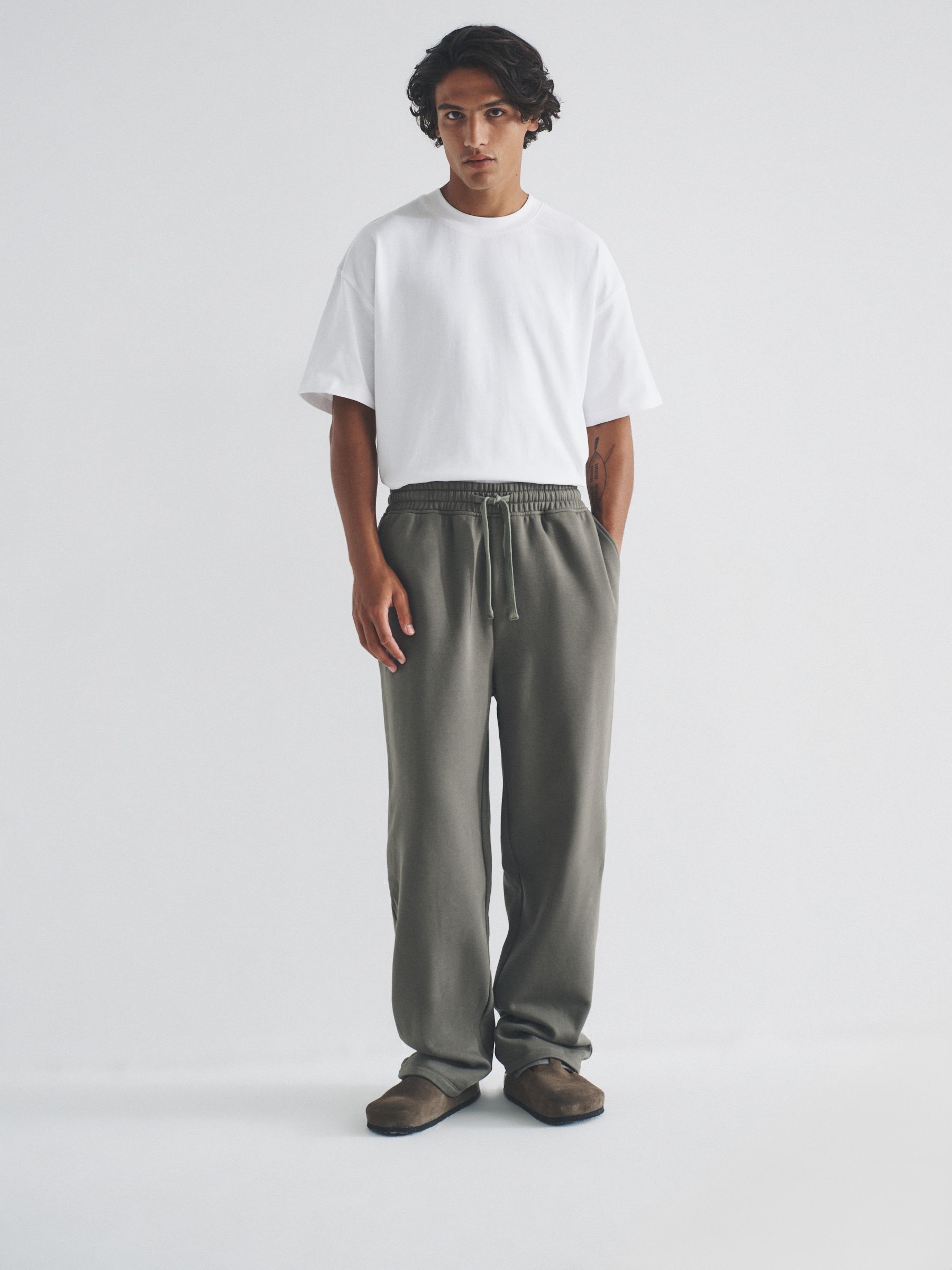 Black/Green - 4 Pack Wide Leg Jogger - Image 1 of 13