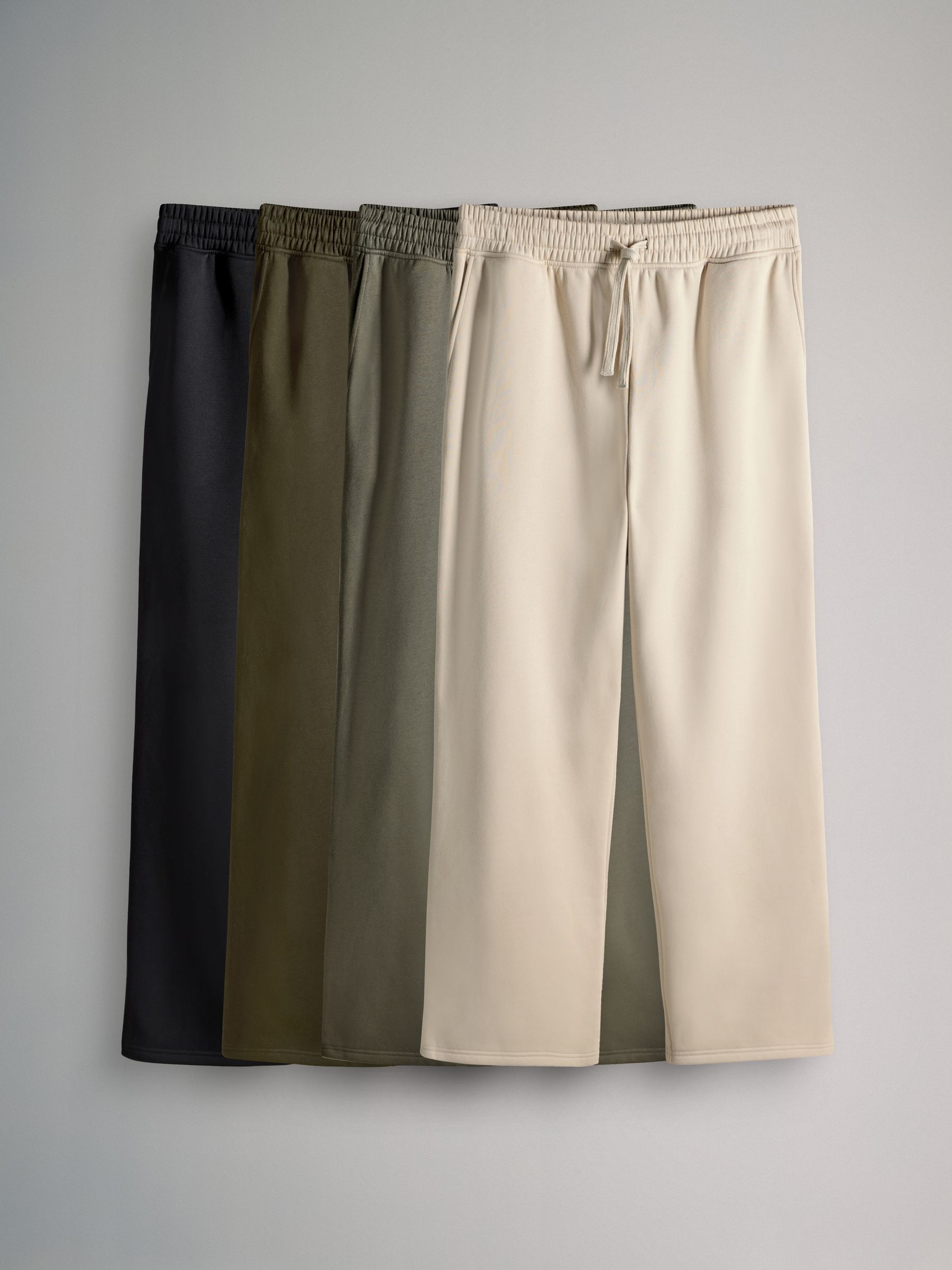 Black/Green - 4 Pack Wide Leg Jogger - Image 2 of 13