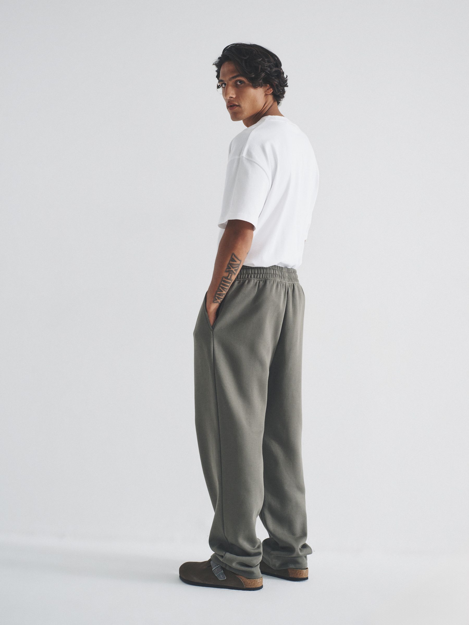 Black/Green - 4 Pack Wide Leg Jogger - Image 3 of 13